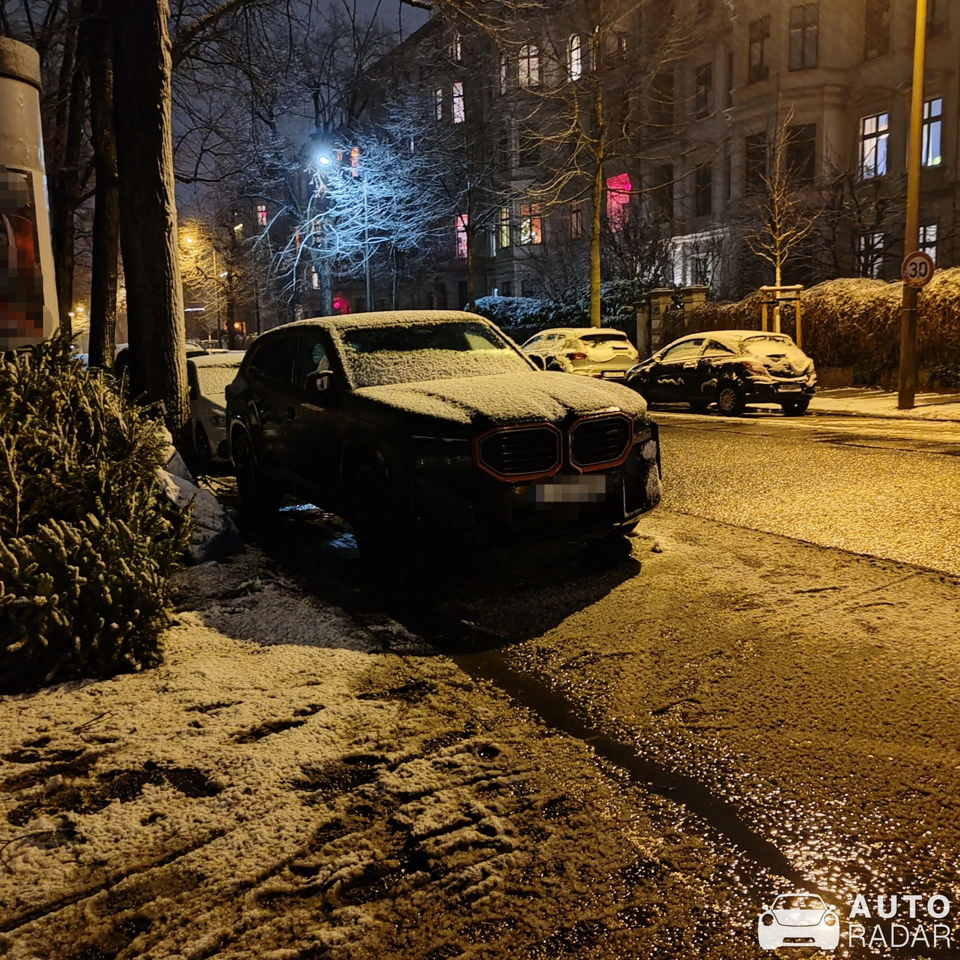 BMW XM G09 Label Red spotted in Leipzig, Germany