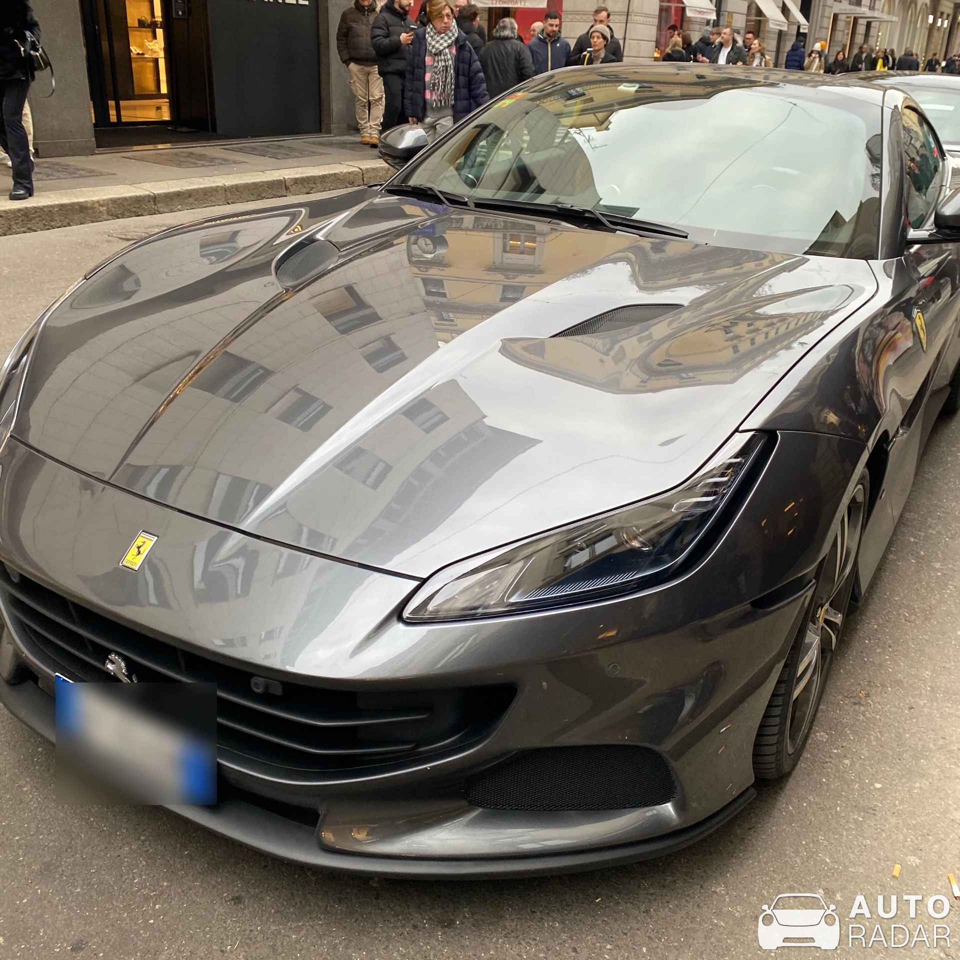 Ferrari Portofino spotted in Milano, Italia