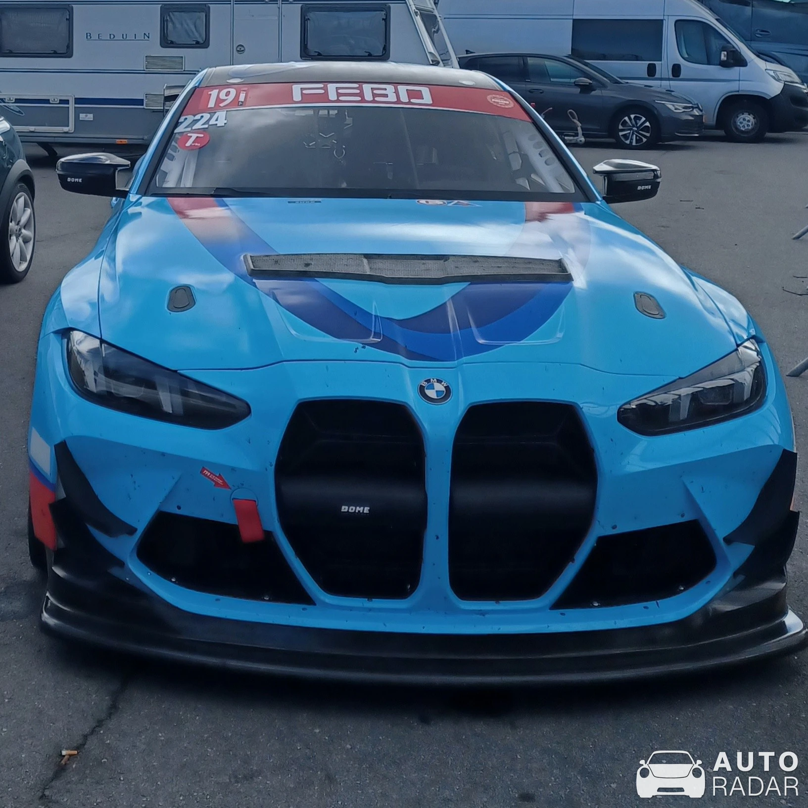 BMW M4 G82 GT4 spotted in Zandvoort