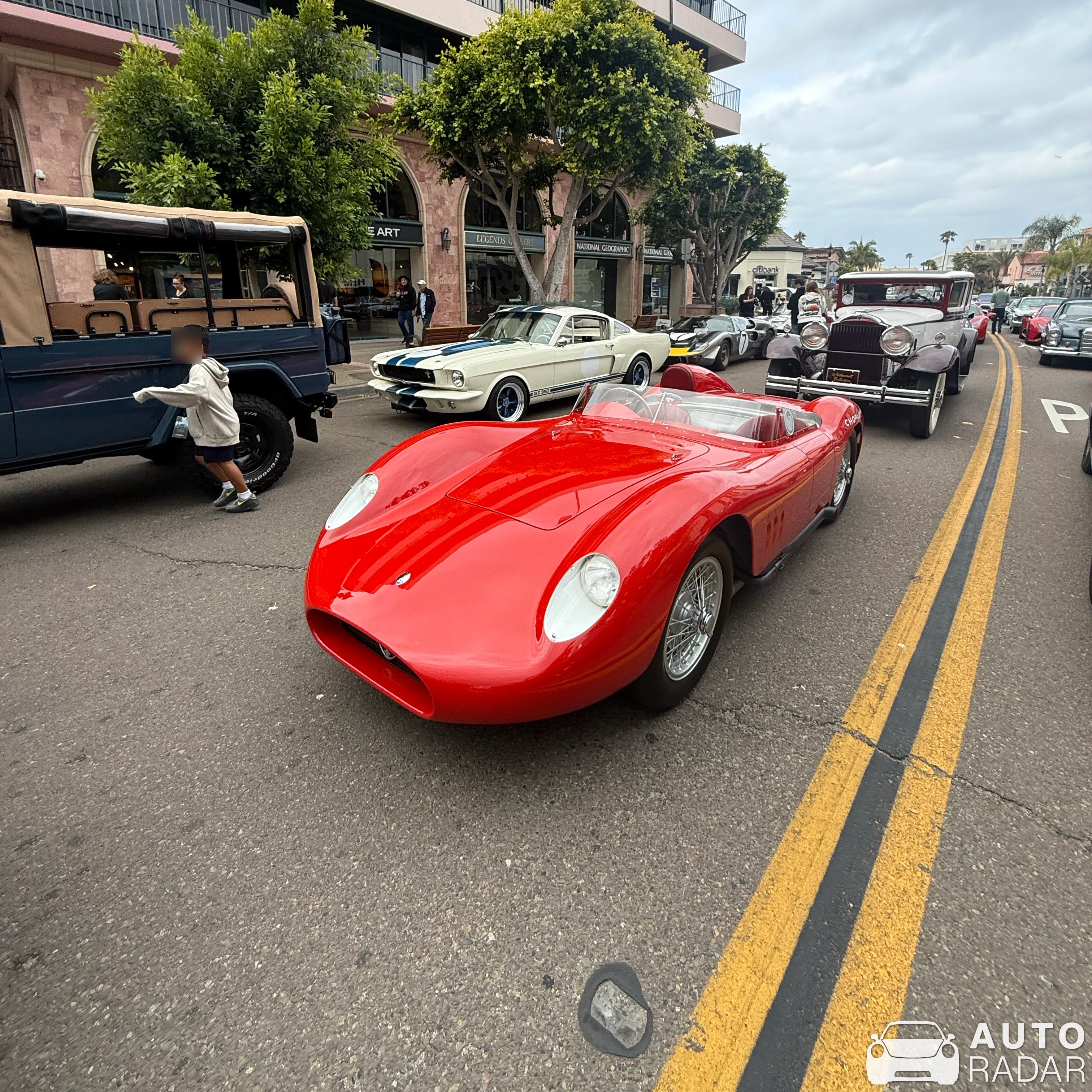 Maserati 300S spotted in San Diego