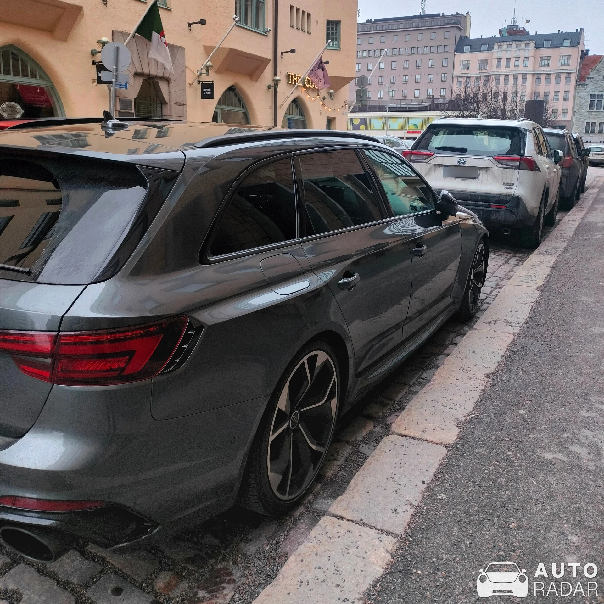 Audi RS4 Avant B9 spotted in Helsinki, Finland