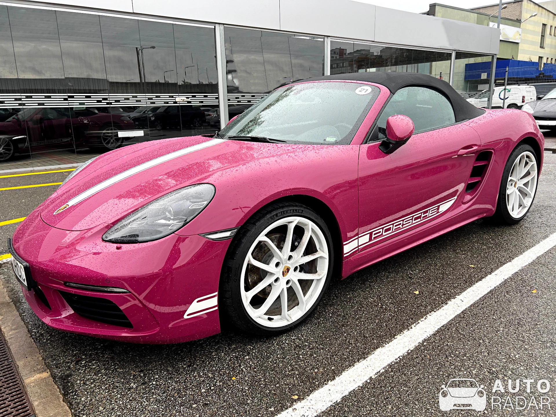 Porsche 718 Boxster spotted in Tallinn, Эстония