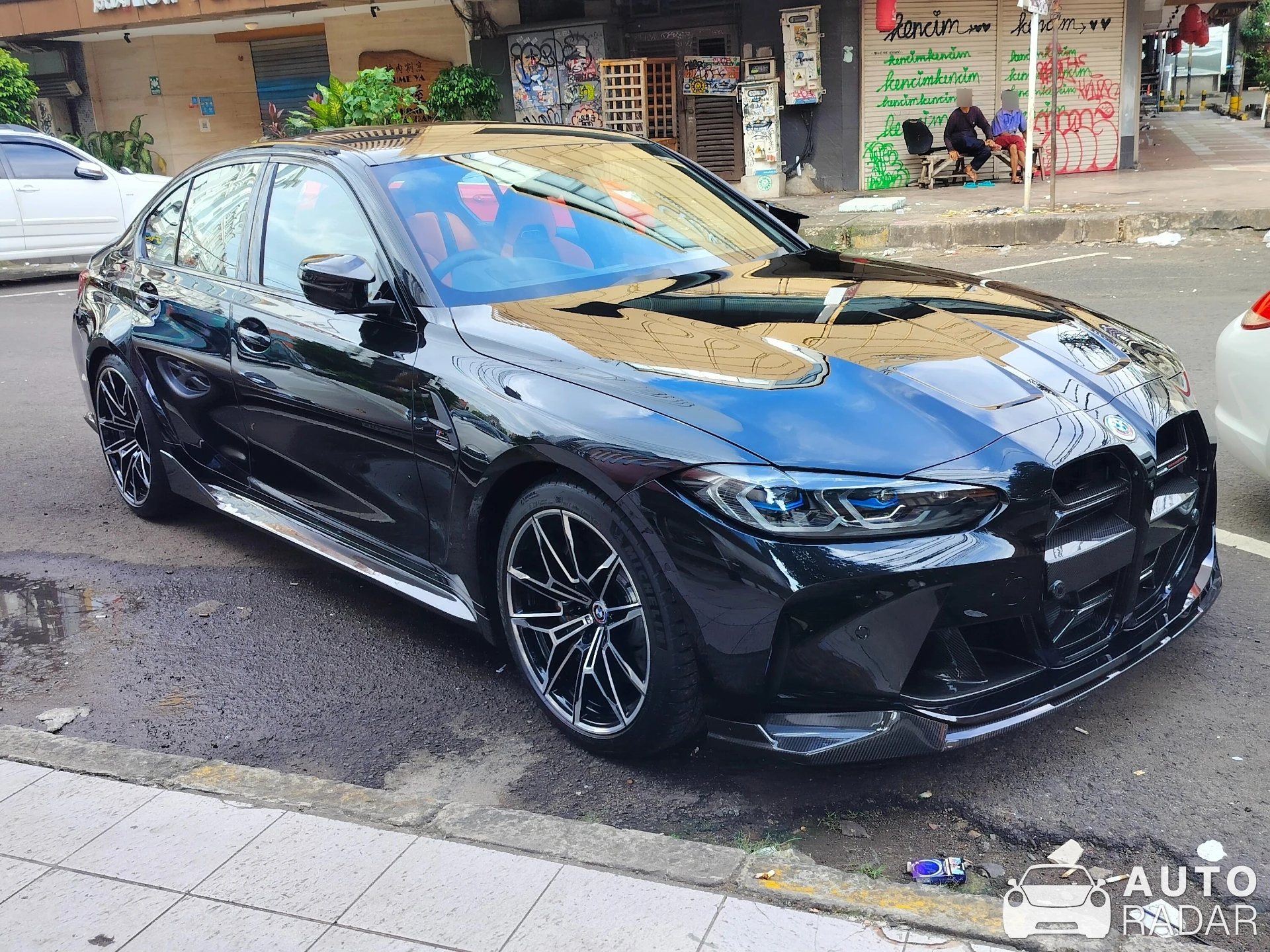 BMW M3 G80 Sedan Competition spotted in Kota Jakarta Selatan, Indonesia