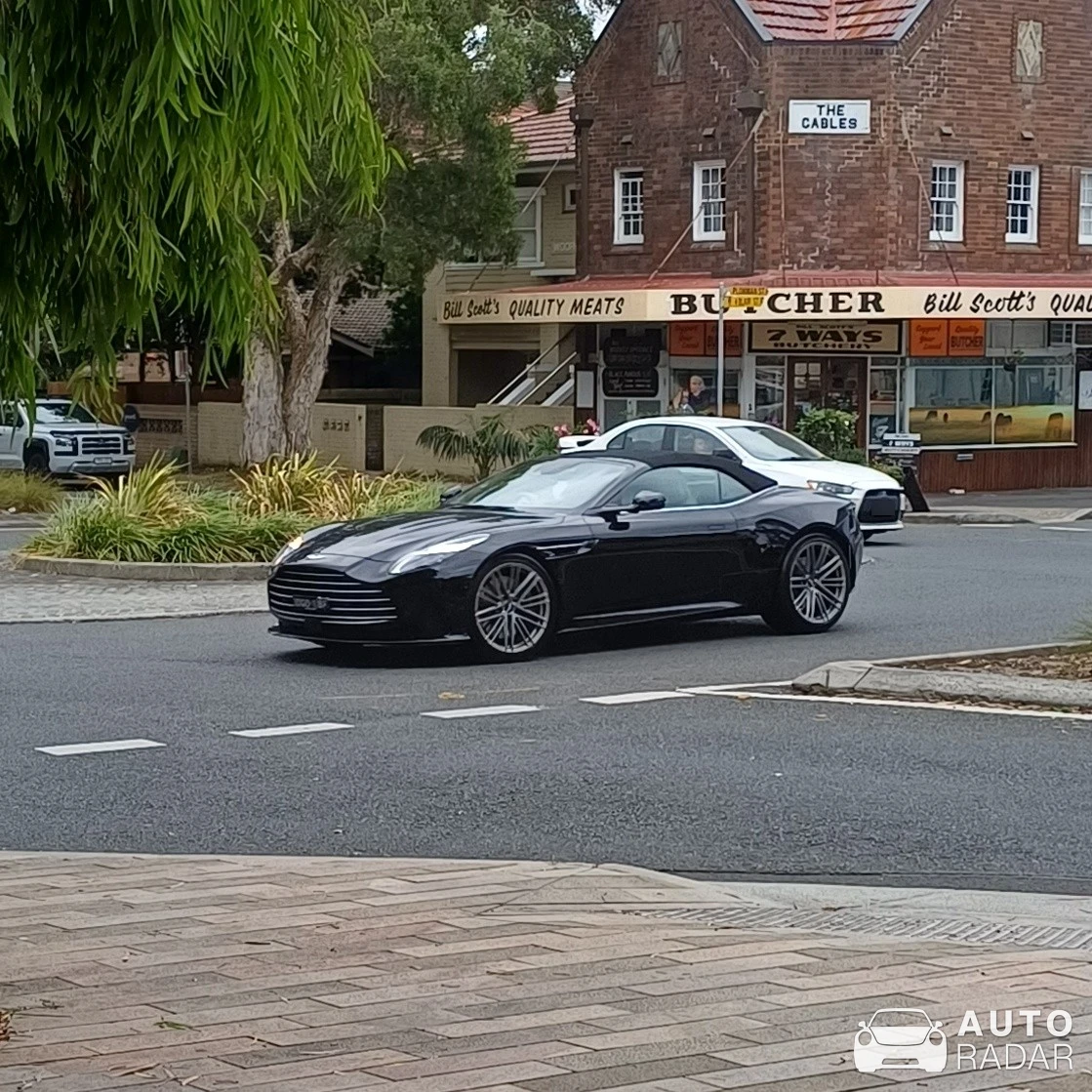 Aston Martin DB12 Volante spotted in Sydney, Australia