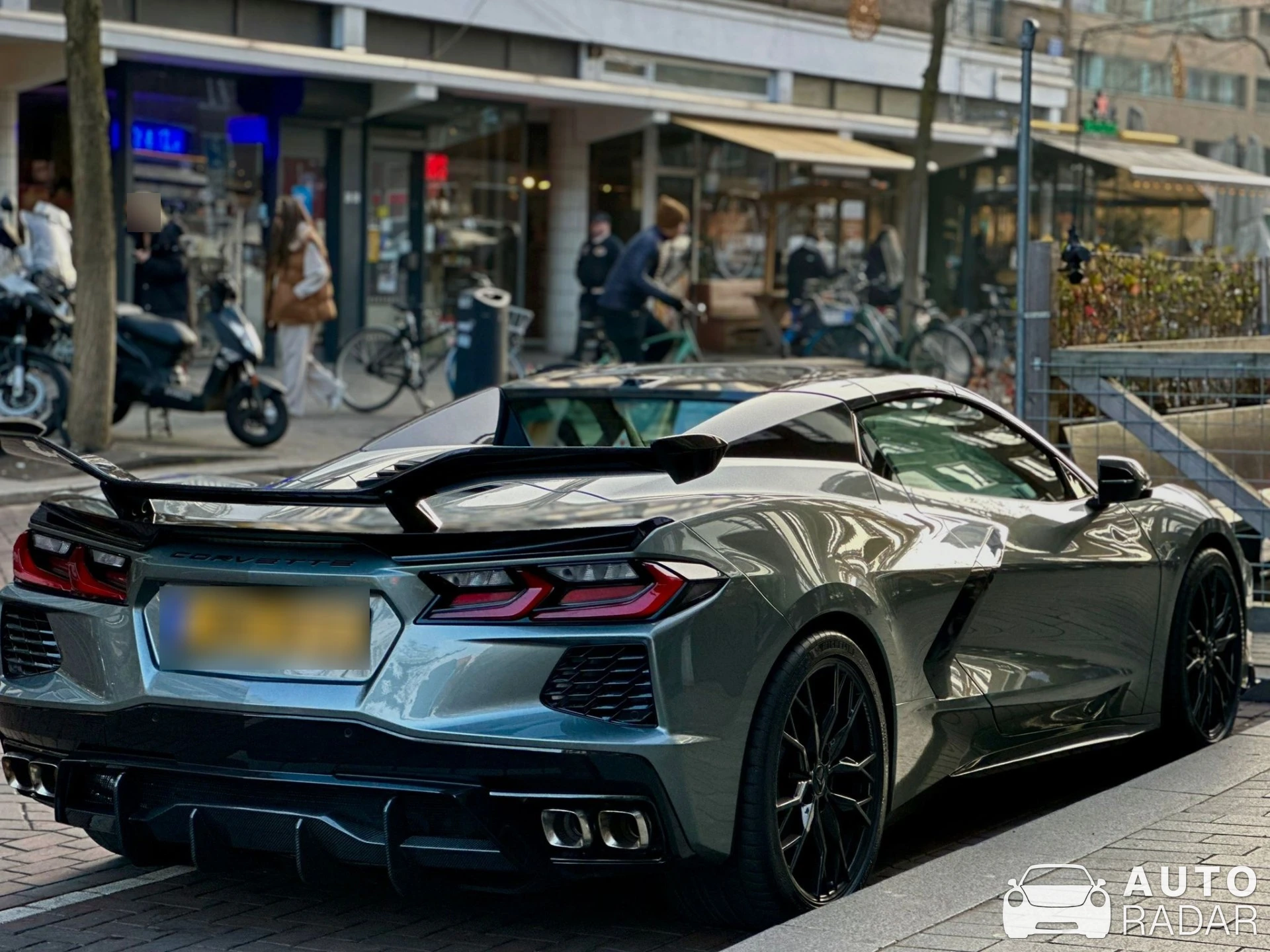 Chevrolet Corvette C8 Stingray Convertible spotted in Rotterdam, Netherlands