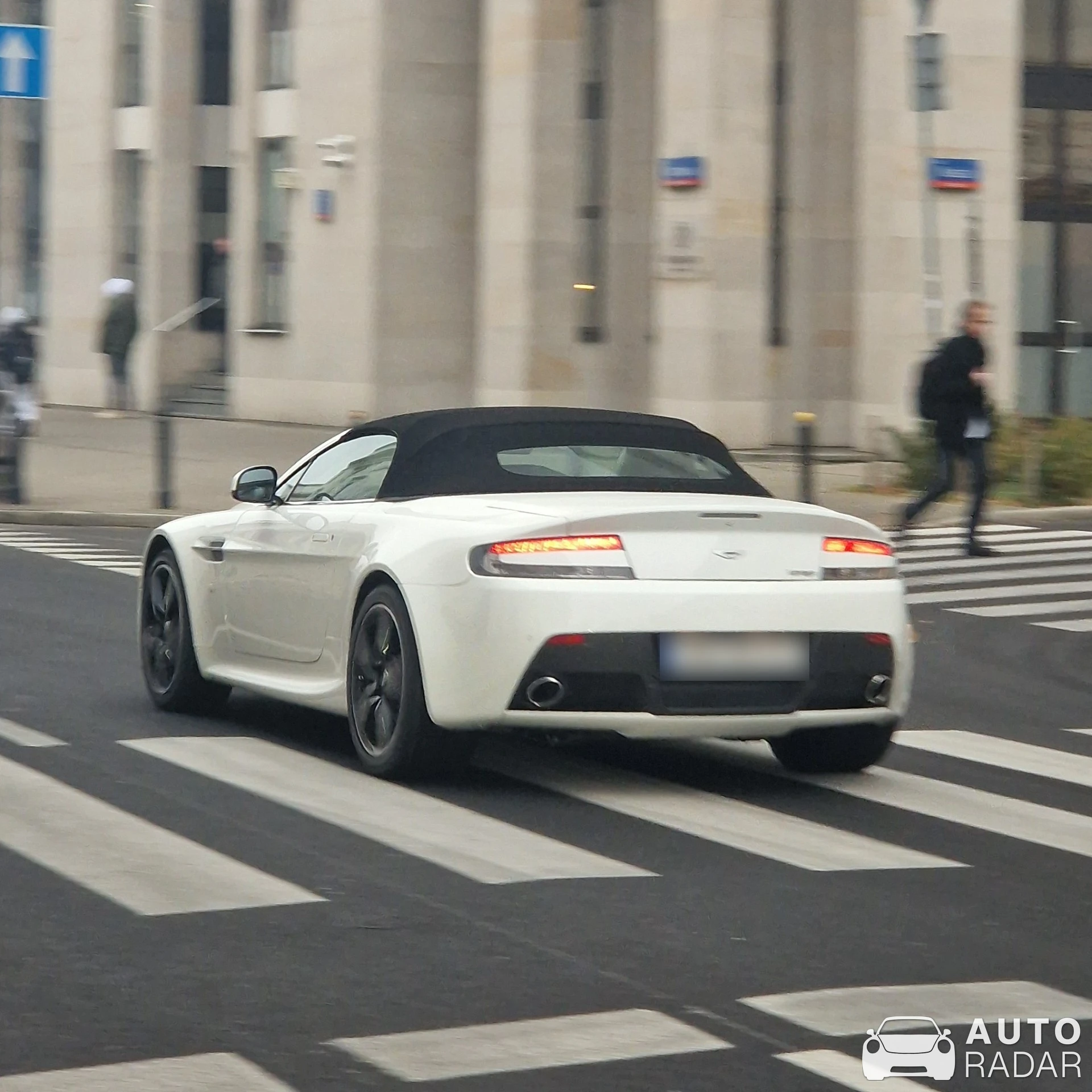Aston Martin V8 Vantage Roadster 2012 spotted in Warsaw, Poland