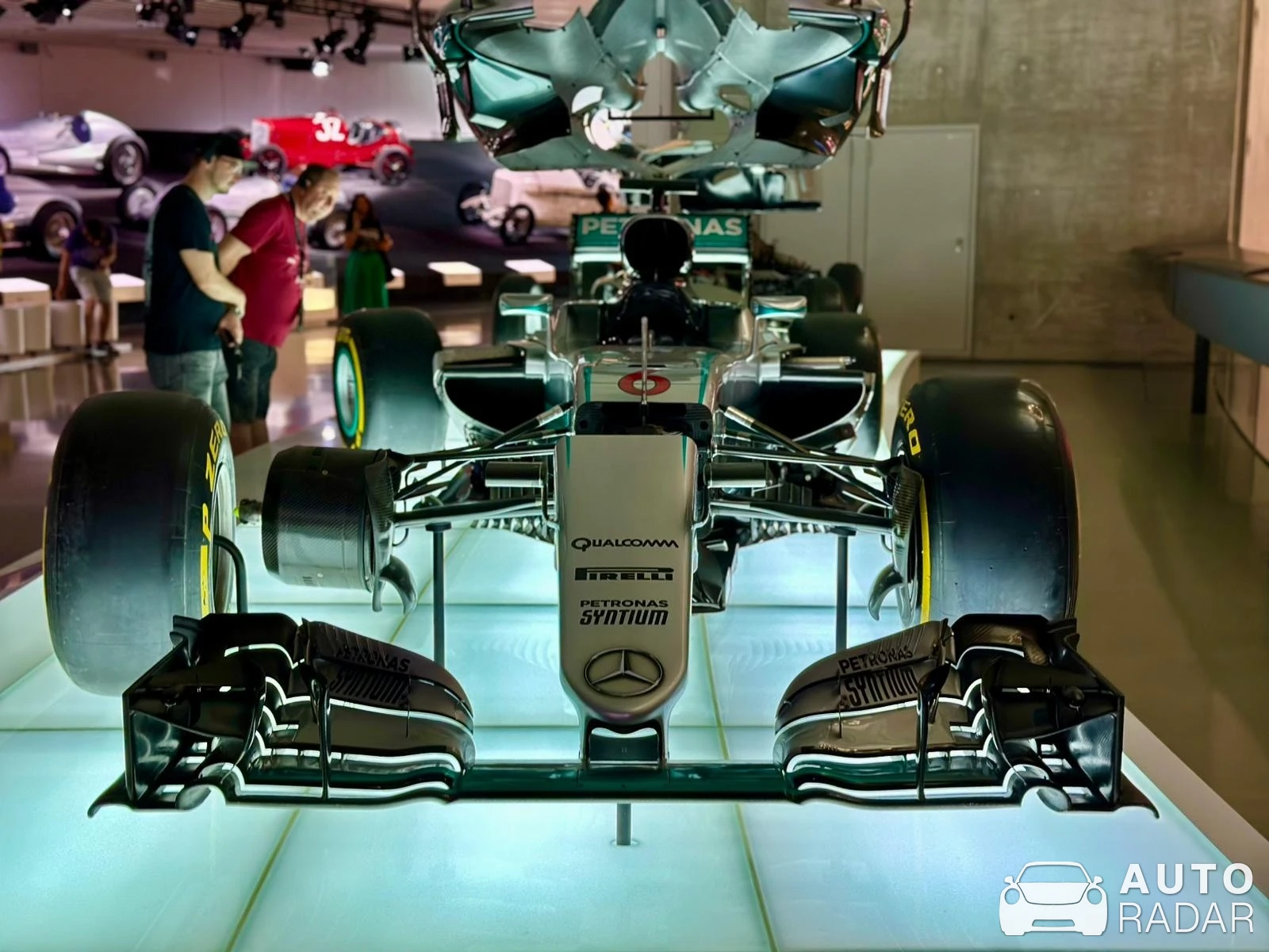Mercedes W05 spotted in Stuttgart