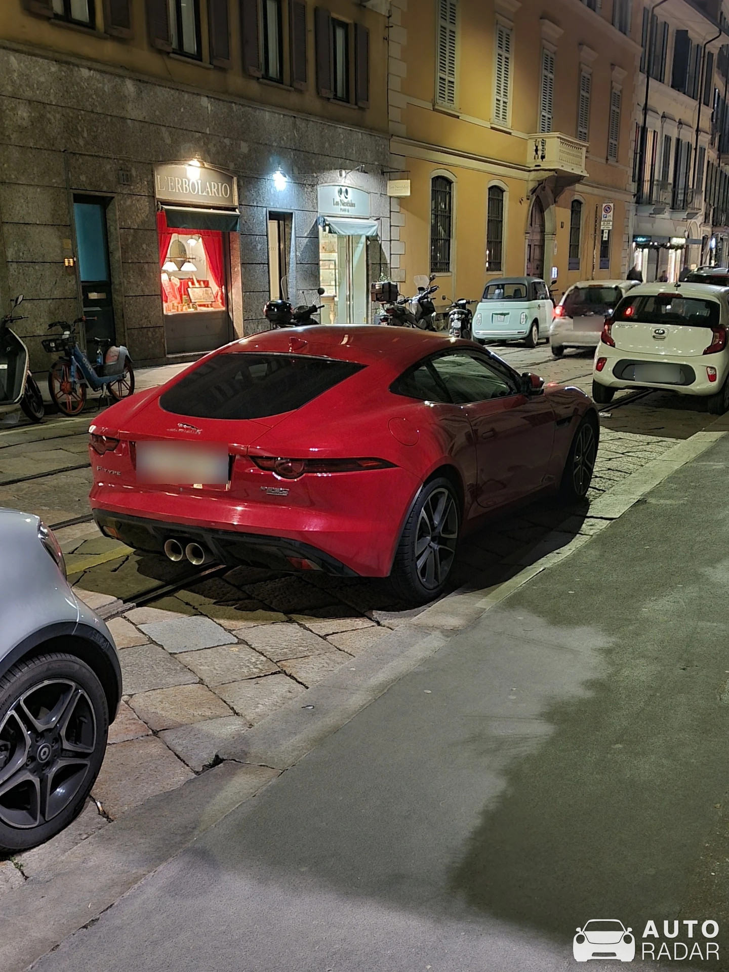 Jaguar F-Type P380 Coupé spotted in Milano