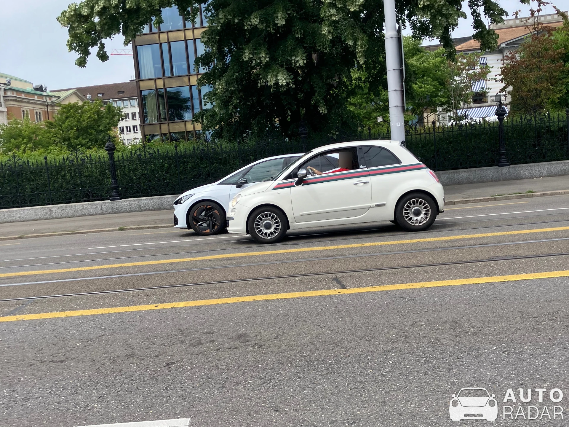Fiat 500 by Gucci spotted in Zürich
