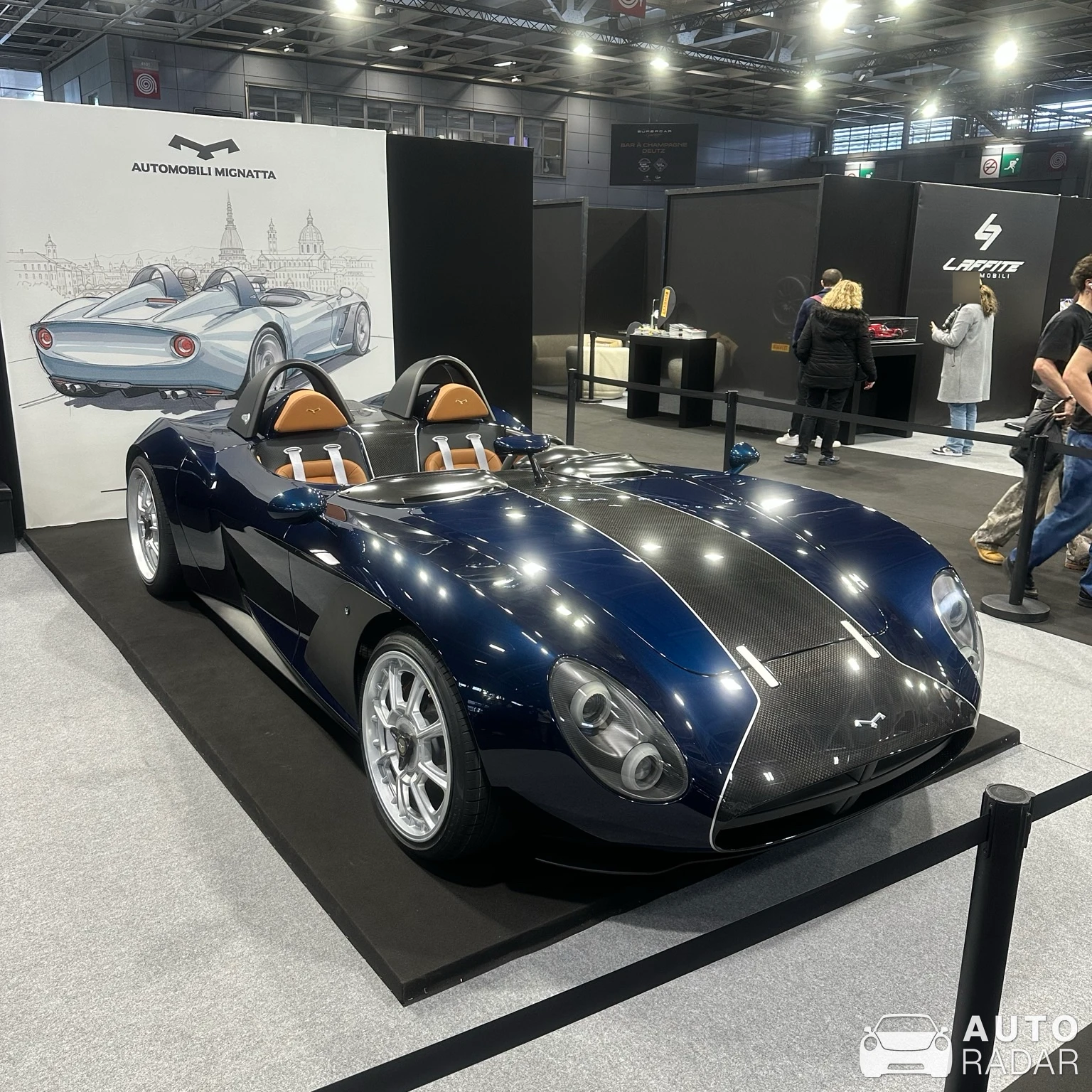 Automobili Mignatta Rina Spyder spotted in Paris