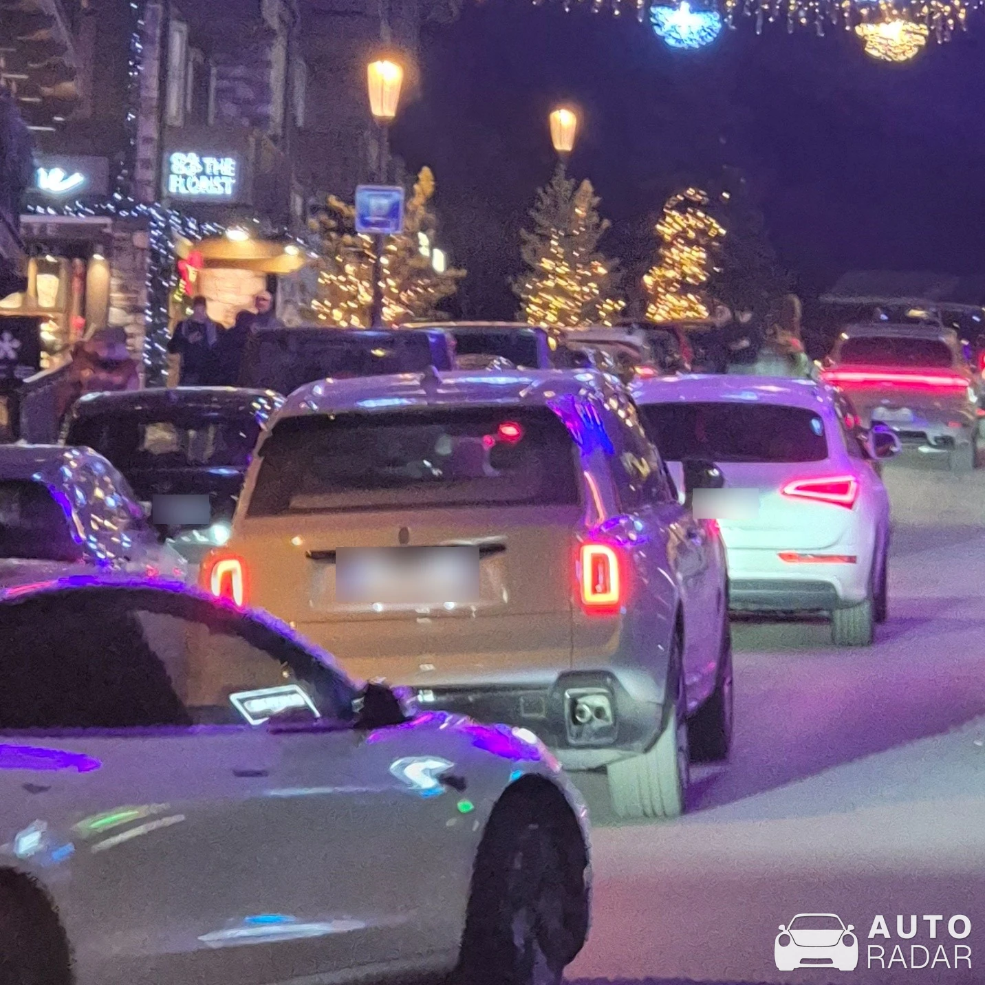 Rolls-Royce Cullinan Series II Black Badge spotted in Courchevel, France