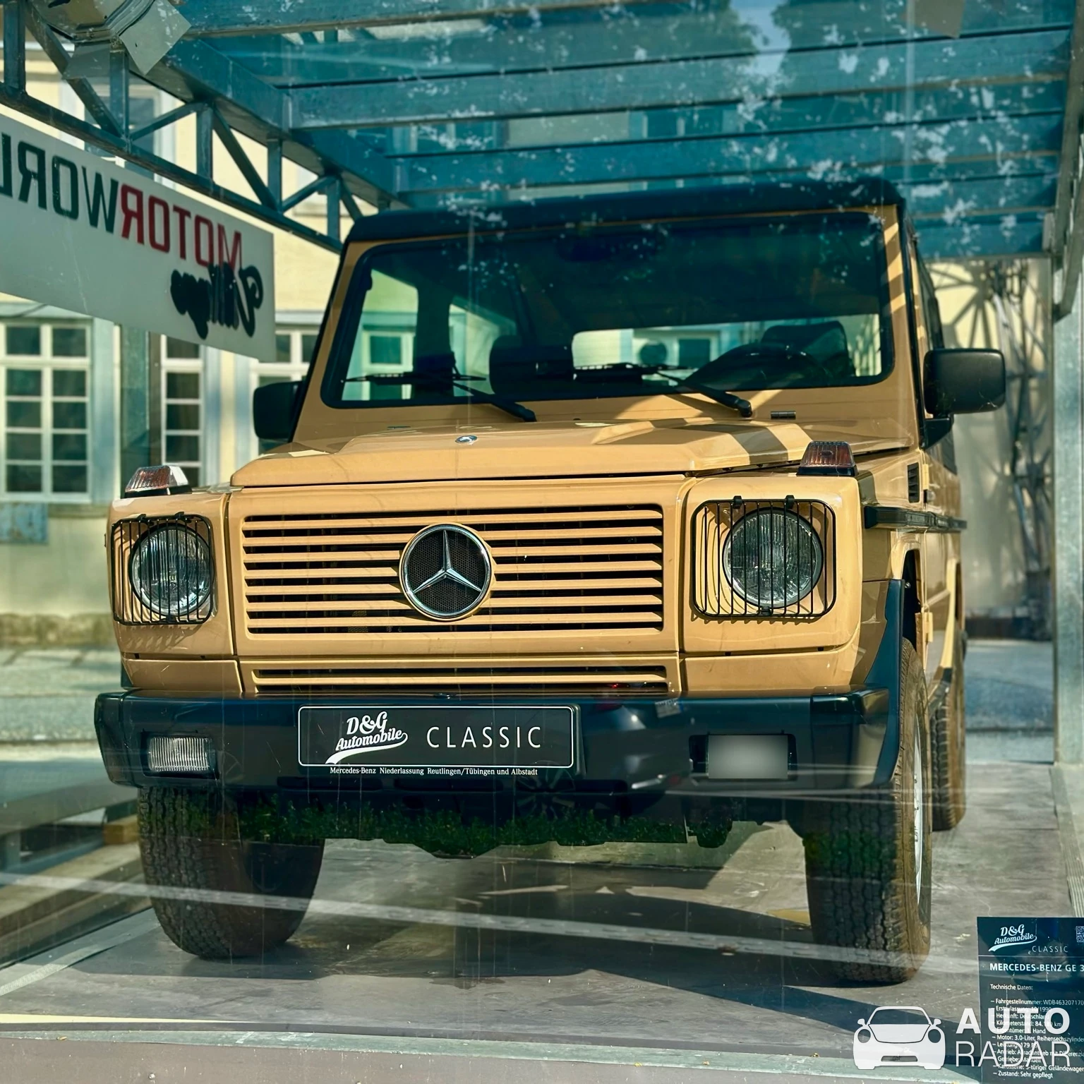 Mercedes-Benz G 500 GE V8 spotted in Metzingen