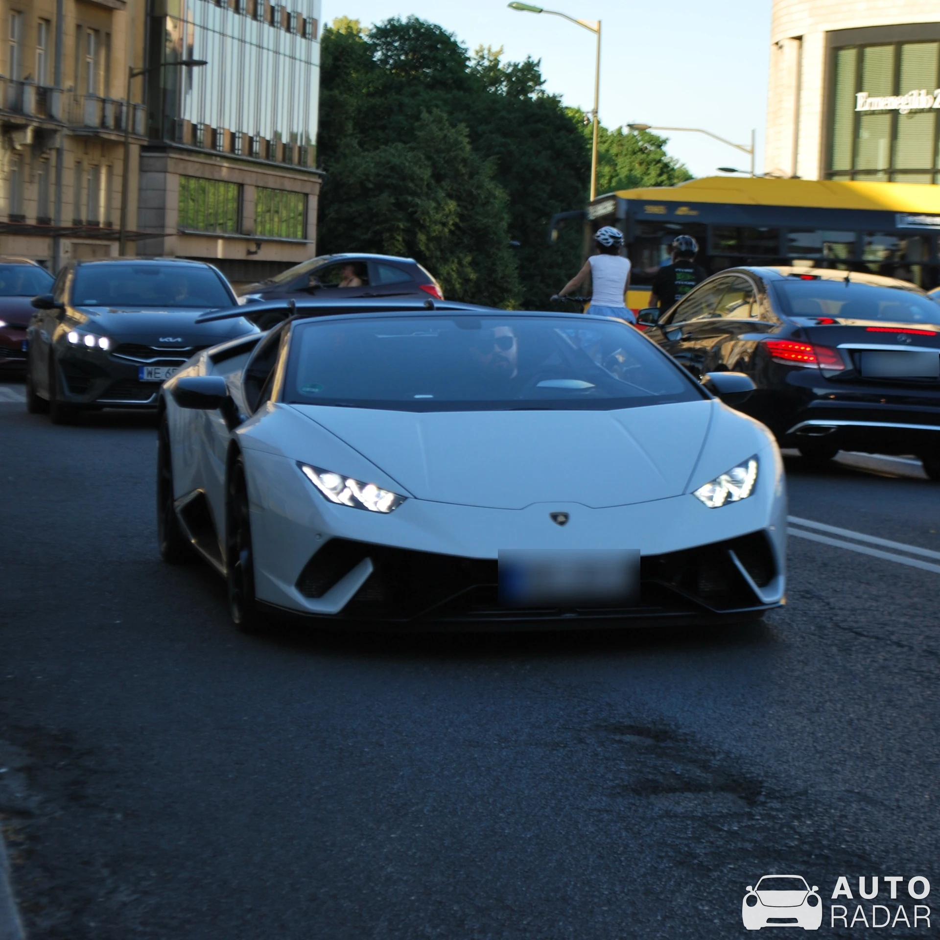 Lamborghini Huracán LP640-4 Performante Spyder spotted in Warszawa, Poland