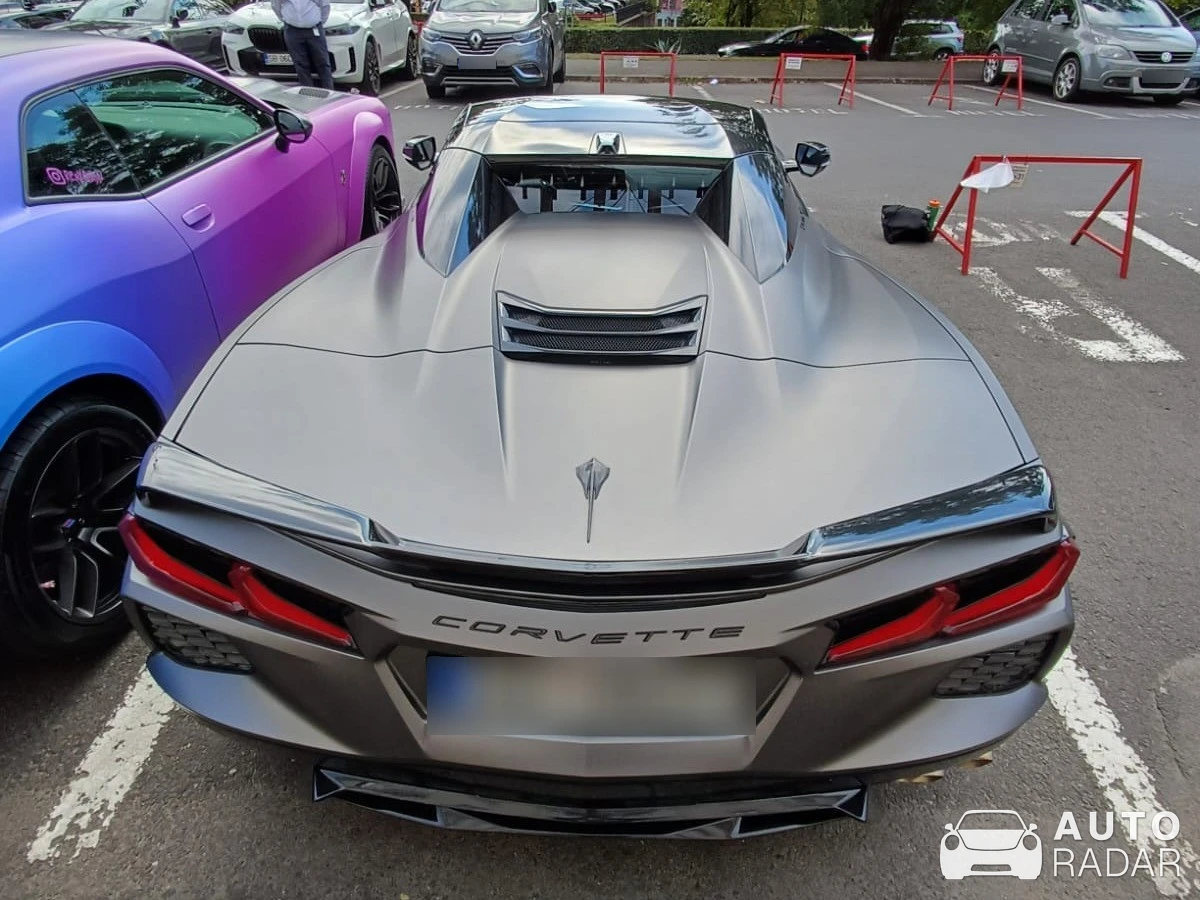 Chevrolet Corvette C8 Stingray Convertible spotted in Sibiu, Romania