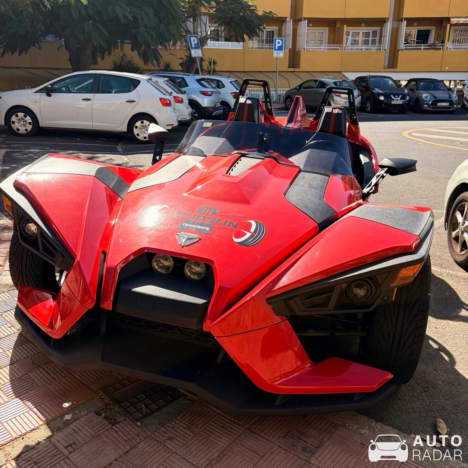 Polaris Slingshot SLR spotted in Costa Adeje