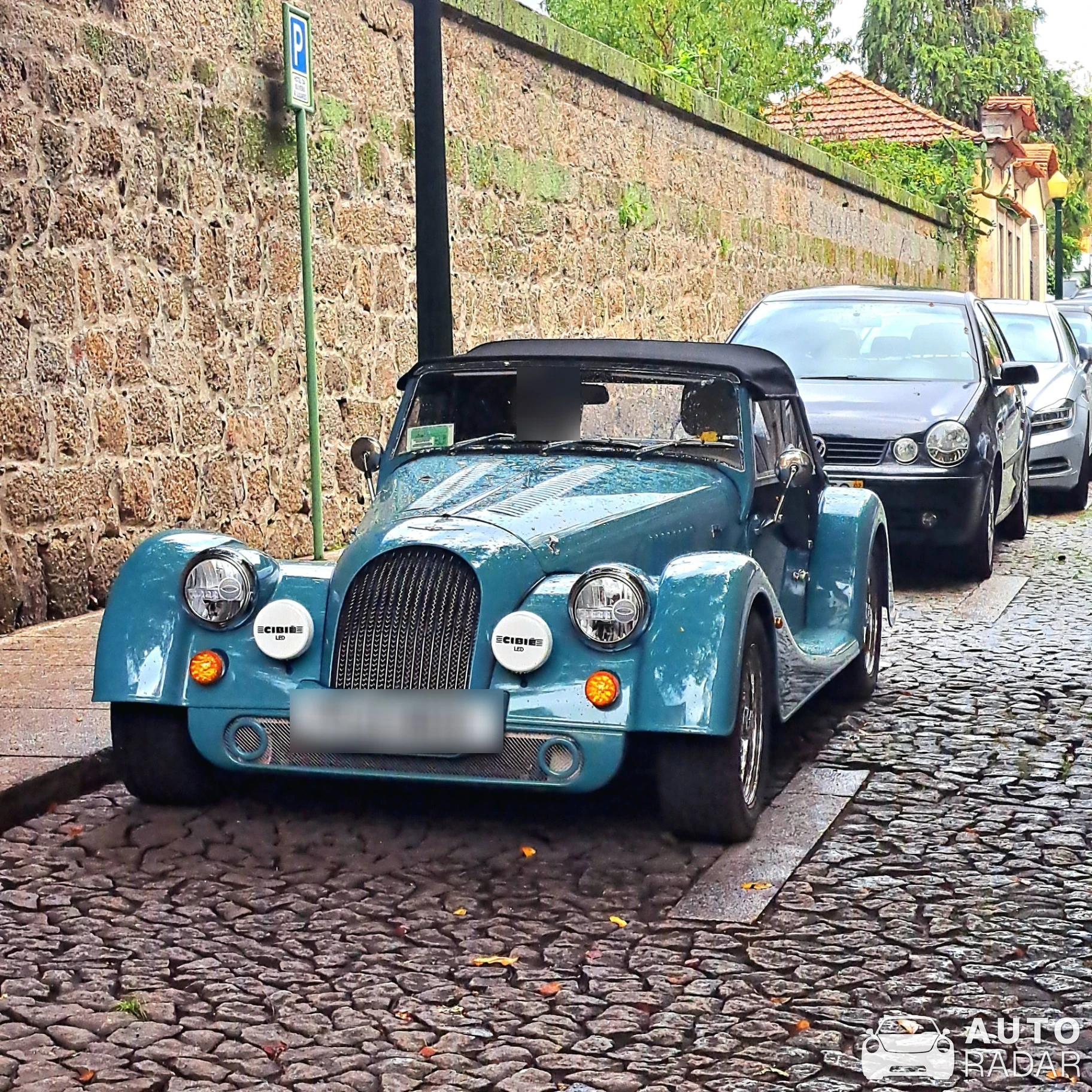 Morgan Plus 4 spotted in Guimaraes, Portugal