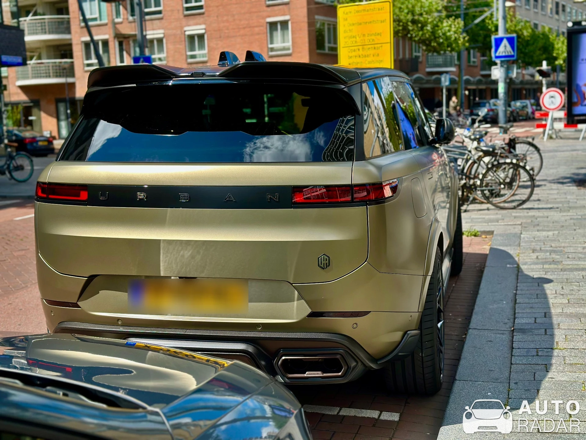 Land Rover Urban Range Rover Sport SVR spotted in Rotterdam