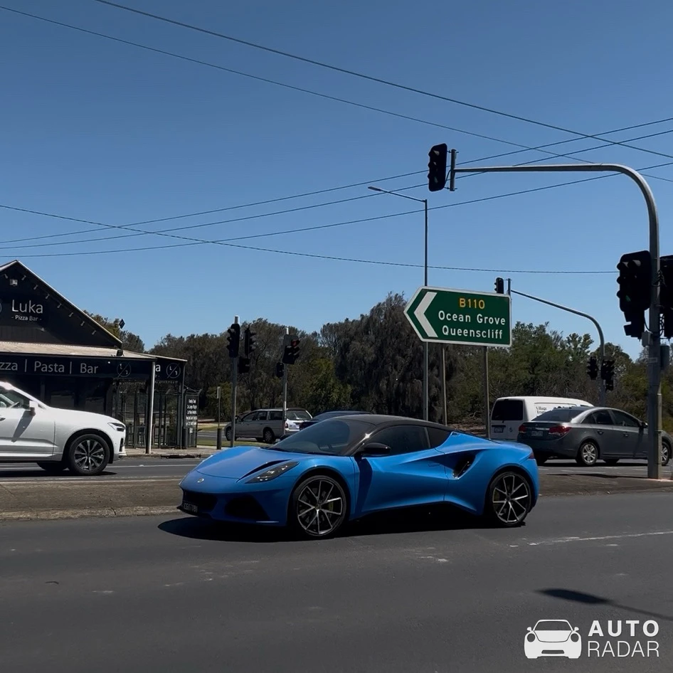 Lotus Emira V6 First Edition spotted in Leopold, Australia