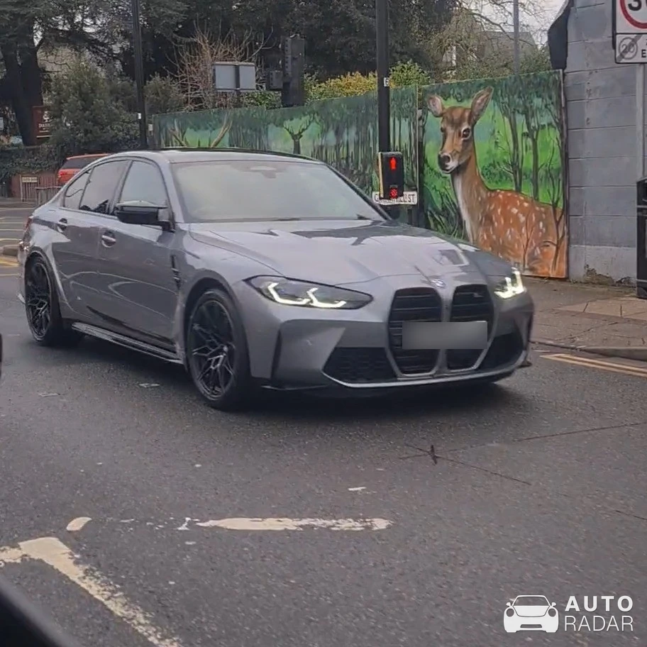 BMW M3 G80 Sedan Competition spotted in Warwickshire, United Kingdom
