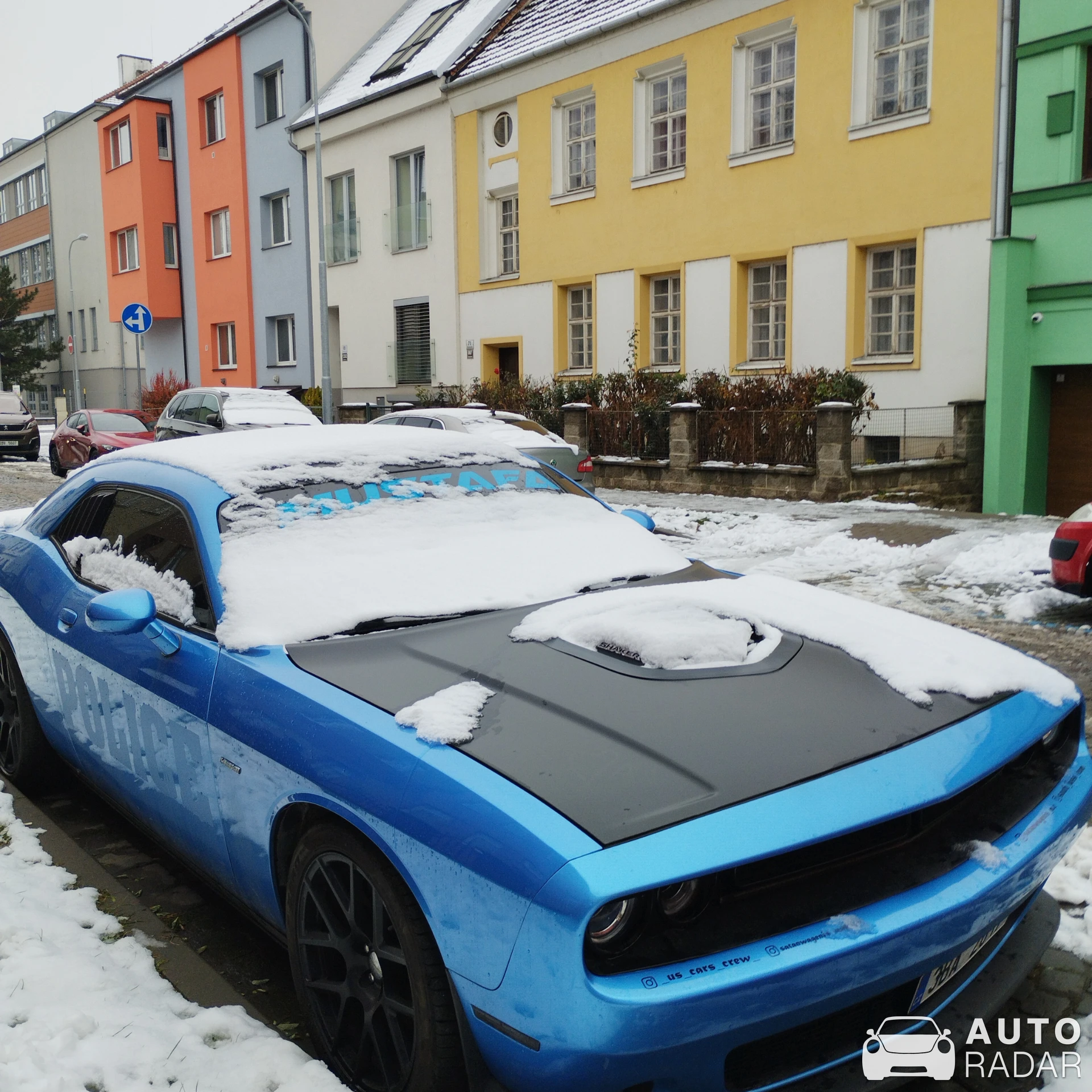 Dodge Challenger SRT spotted in Brno-sever, Česko