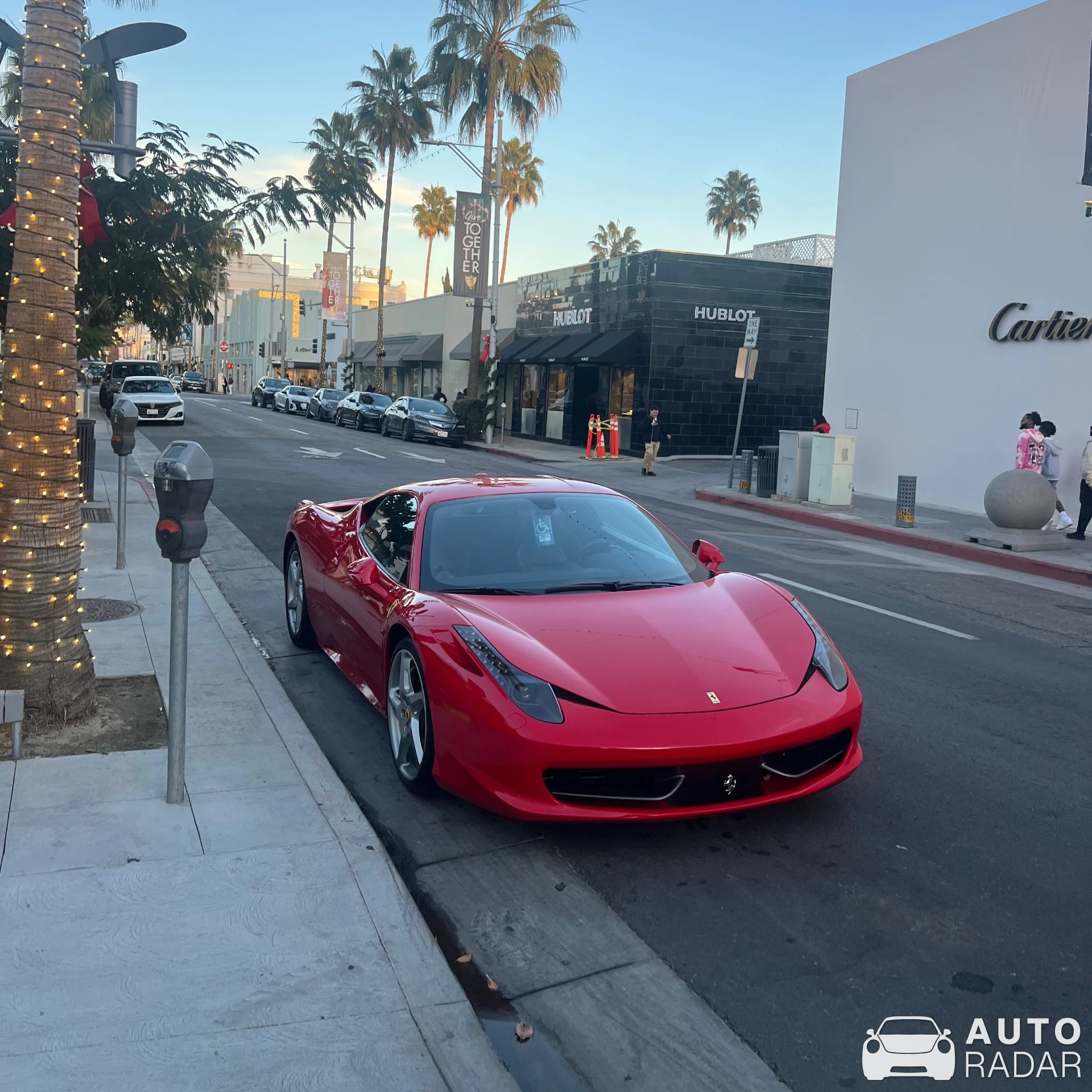 Ferrari 458 Italia spotted in Beverly Hills, United States