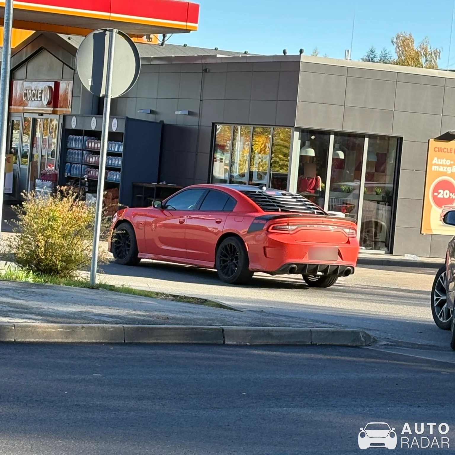 Dodge Charger Scat Pack spotted in Rīga, Латвия