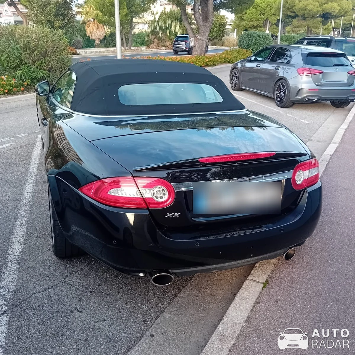 Jaguar XK Convertible spotted in Nice, France