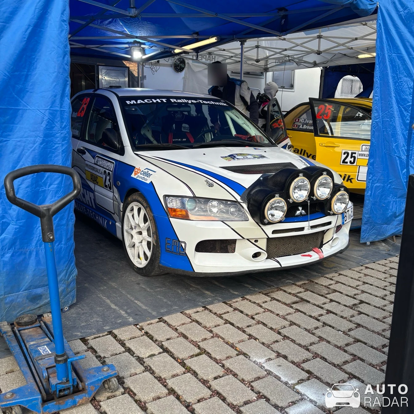 Mitsubishi Lancer Evolution IX Rally spotted in Stollberg/Erzgebirge