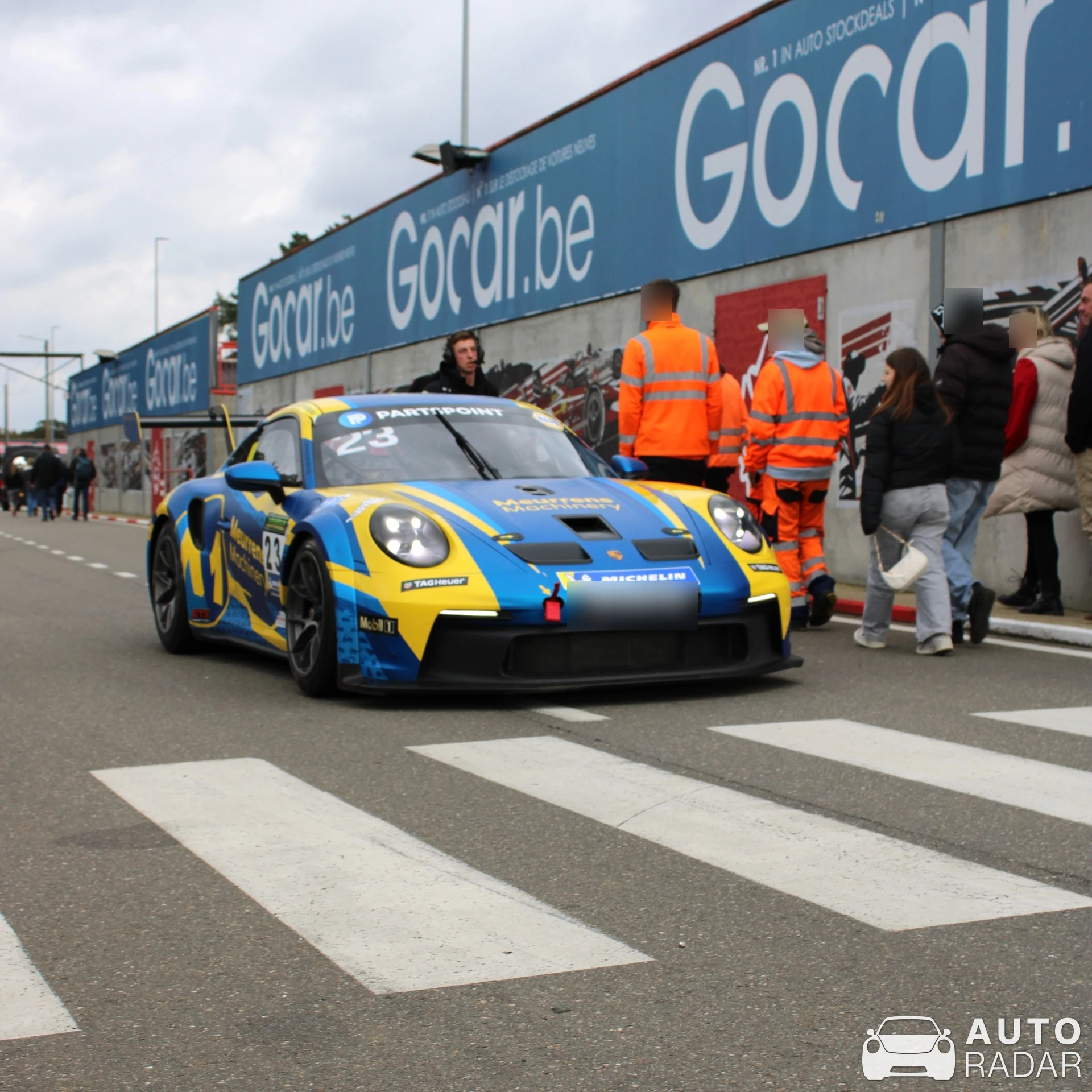 Porsche 992 GT3 Cup spotted in Heusden-Zolder, Belgium