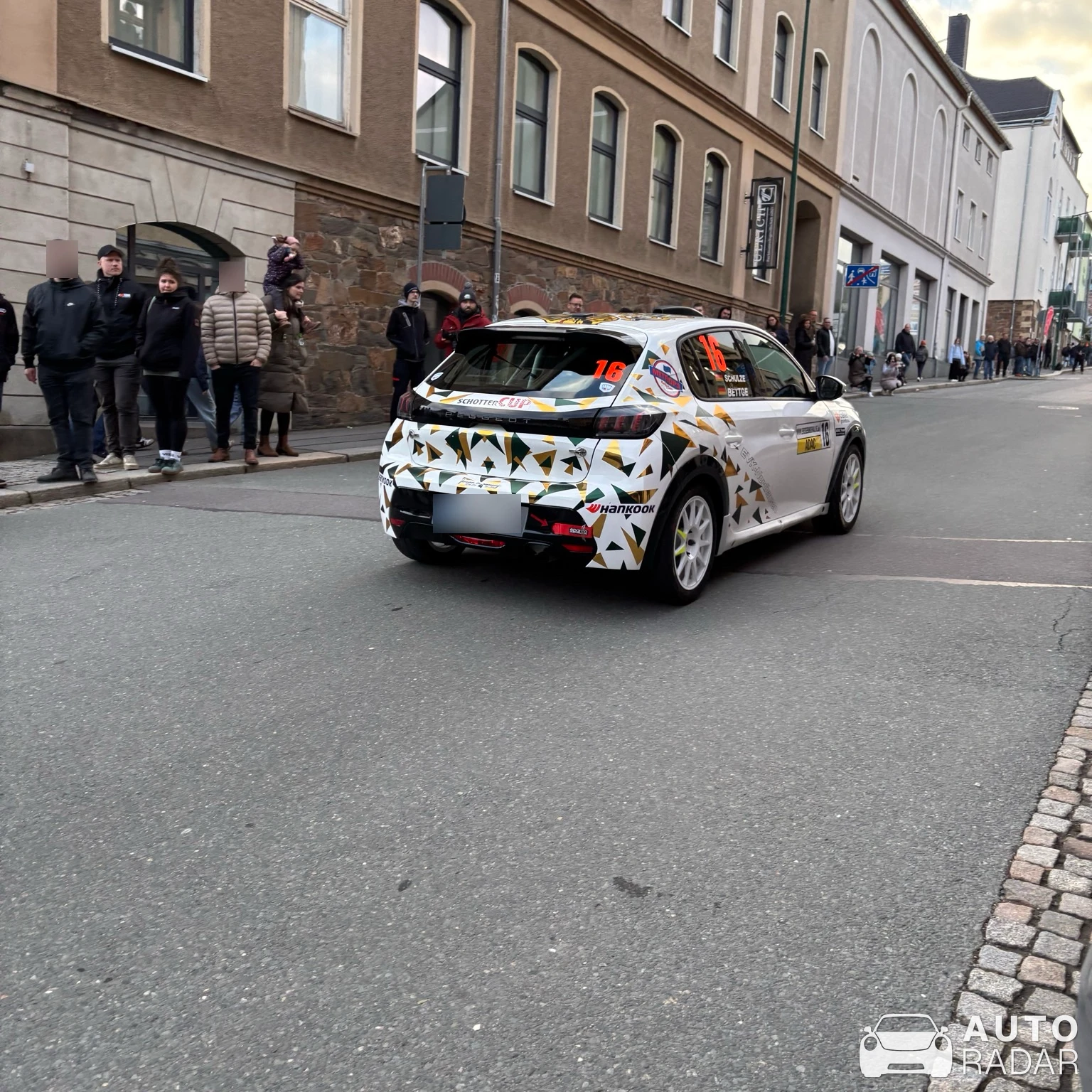 Peugeot 208 Rally4 spotted in Stollberg/Erzgebirge