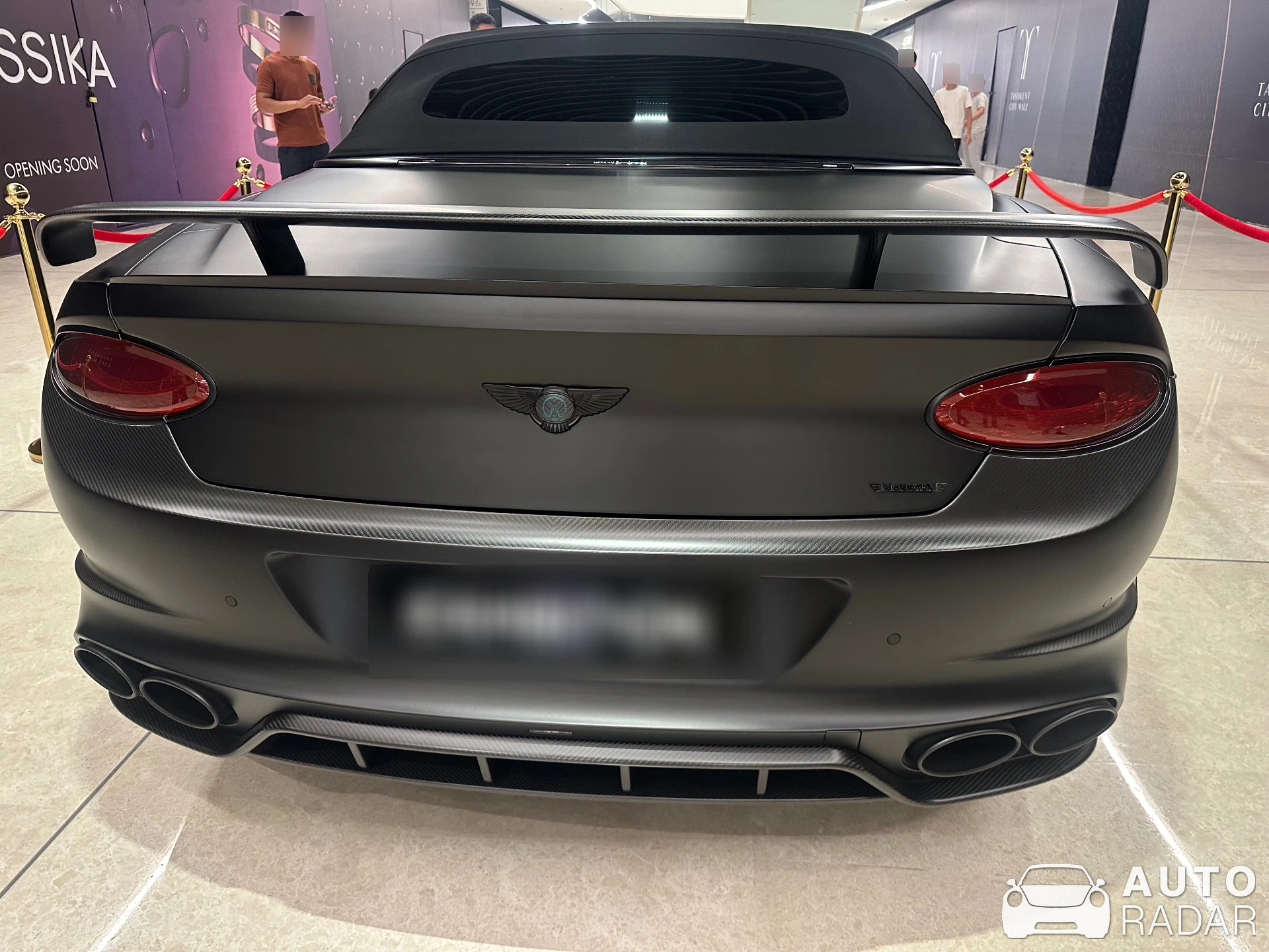 Bentley Continental GT Mansory spotted in Tashkent, Uzbekistan