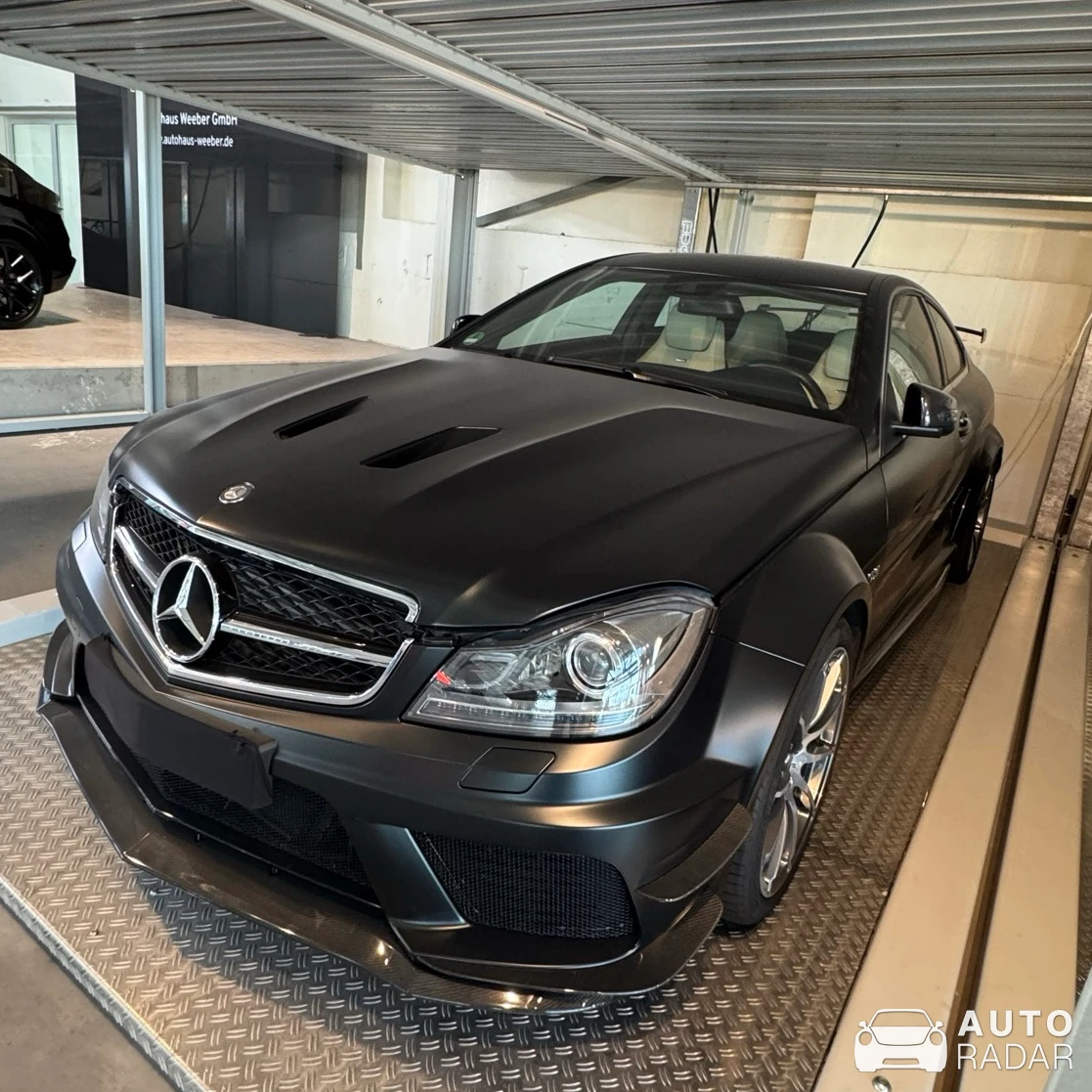 Mercedes-Benz C63 AMG Black Series spotted in Böblingen
