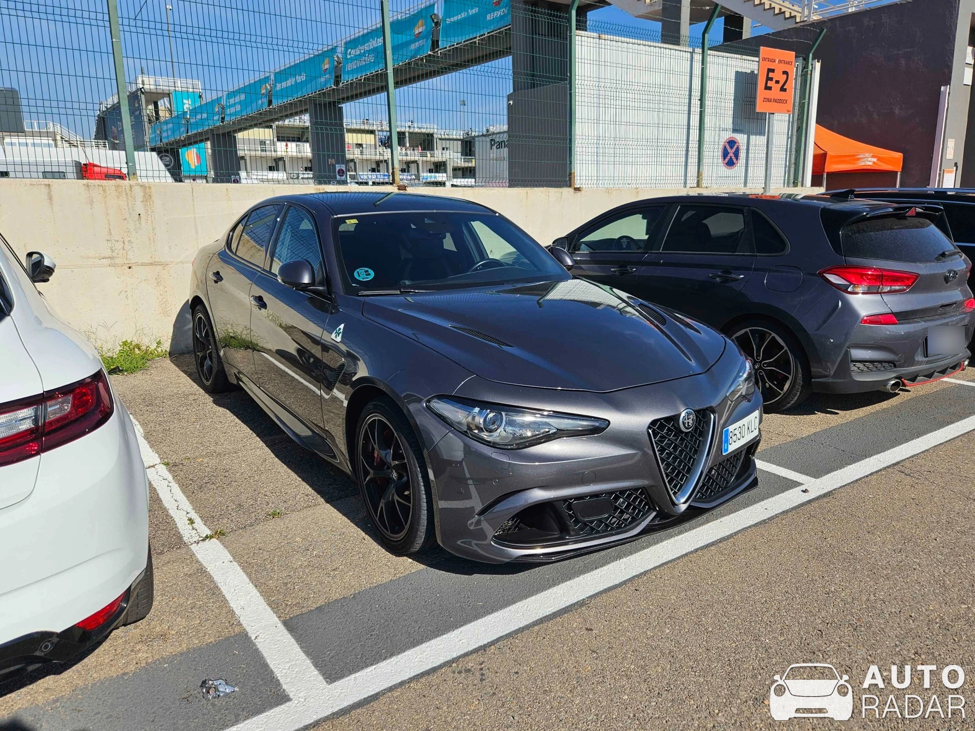 Alfa Romeo Giulia Quadrifoglio spotted in Cheste, Spain