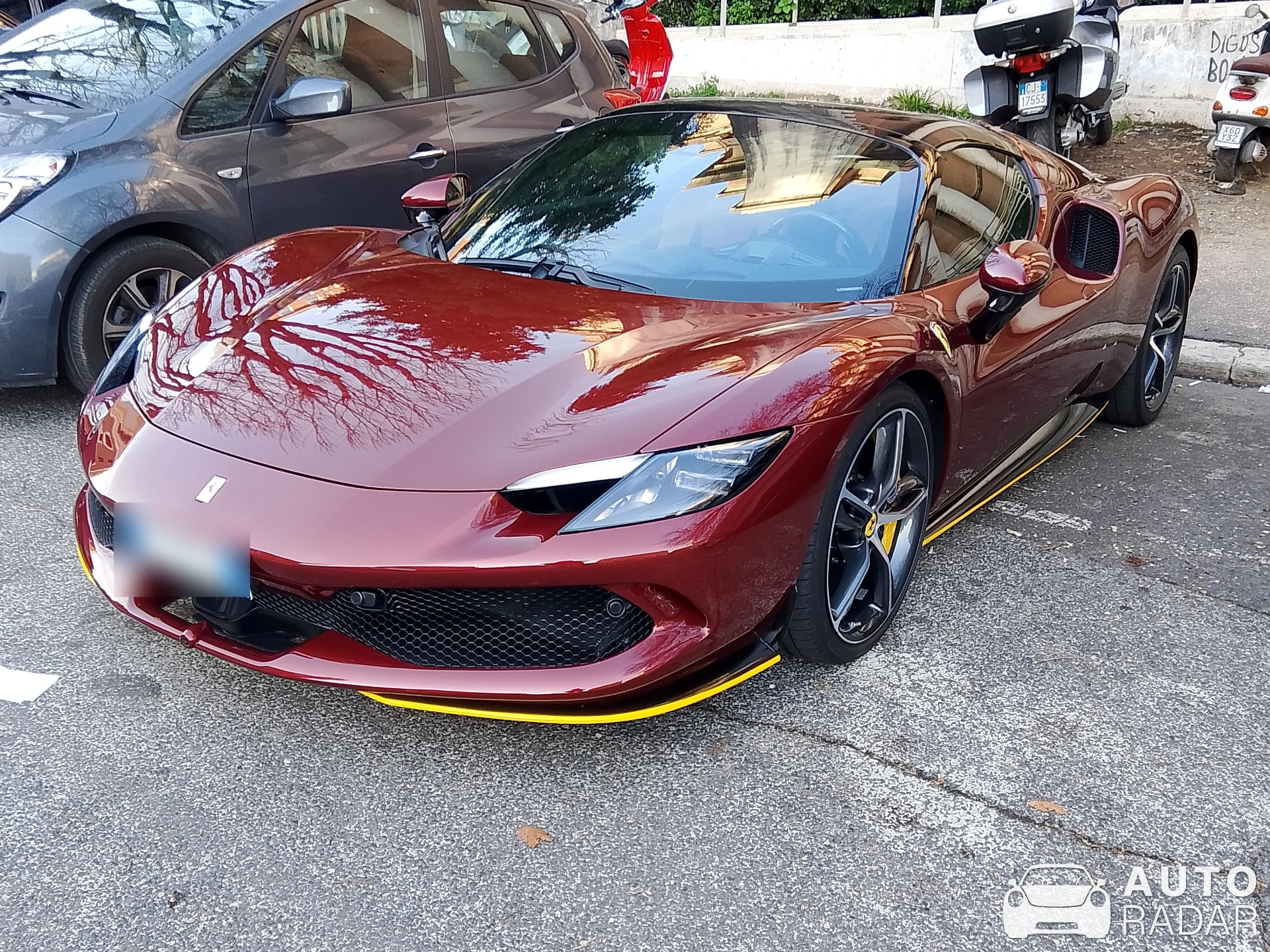 Ferrari 296 GTB Assetto Fiorano spotted in Roma, Italy