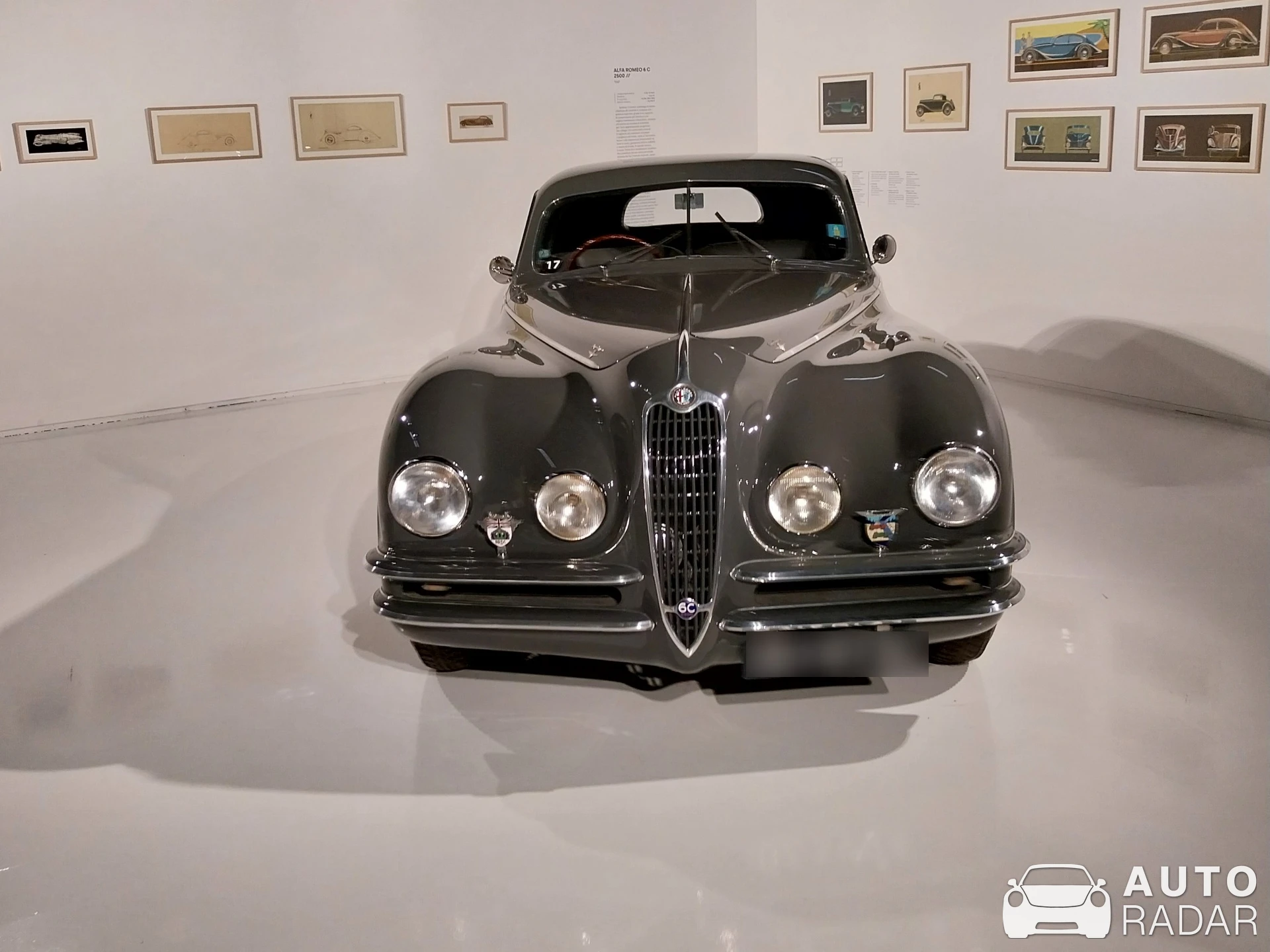 Alfa Romeo 2500 Super Sport with Touring Superleggera spotted in Torino