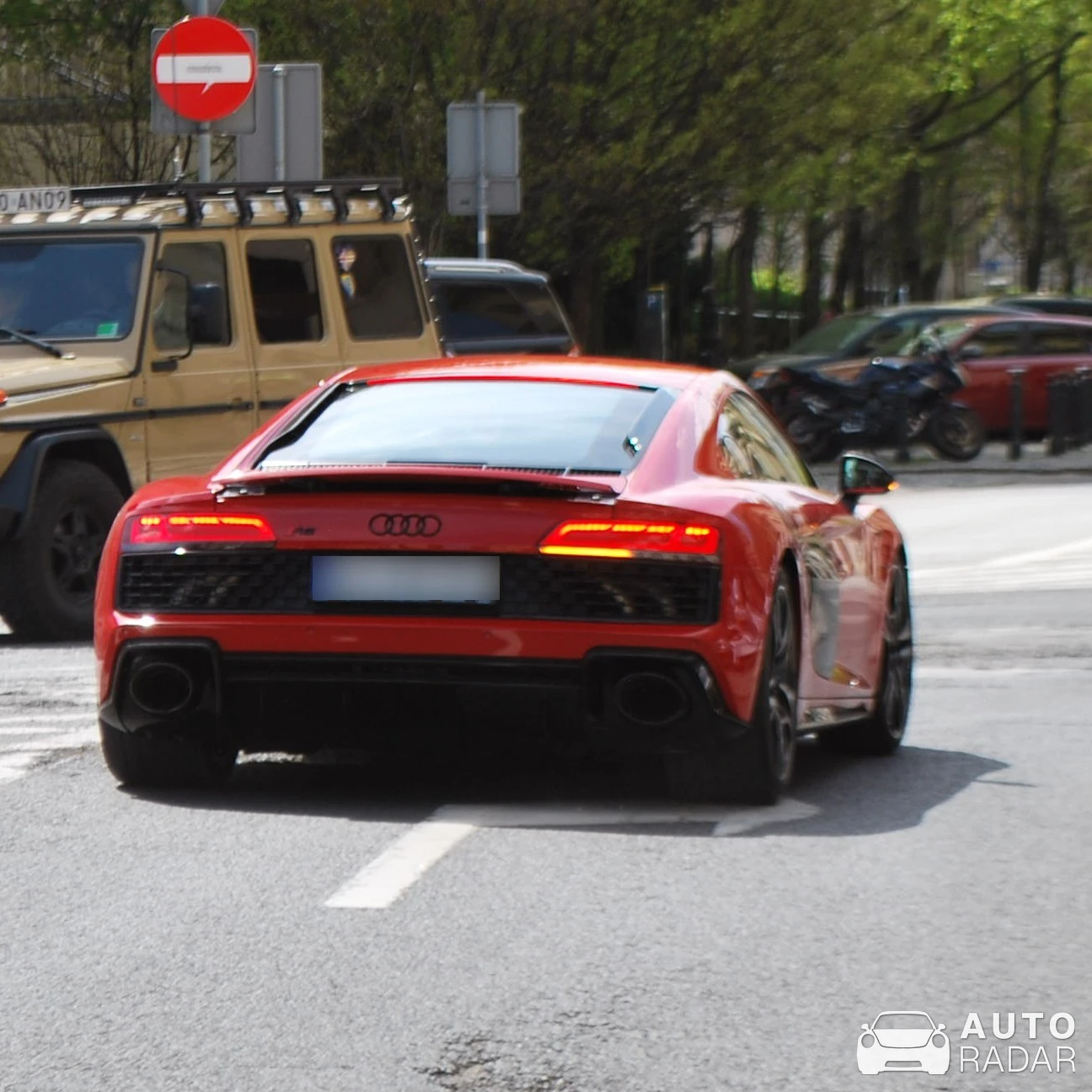 Audi R8 V10 2020 RWD spotted in Warszawa, Poland