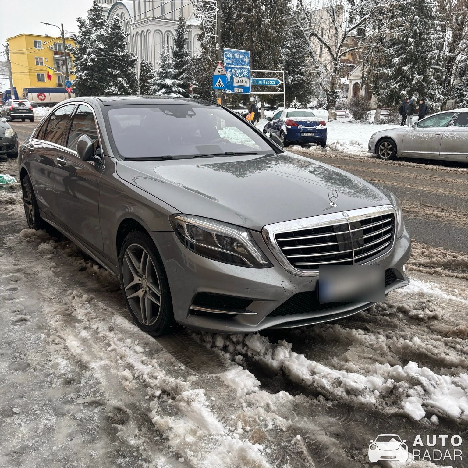 Mercedes-Benz S350d W223 spotted in Târnăveni