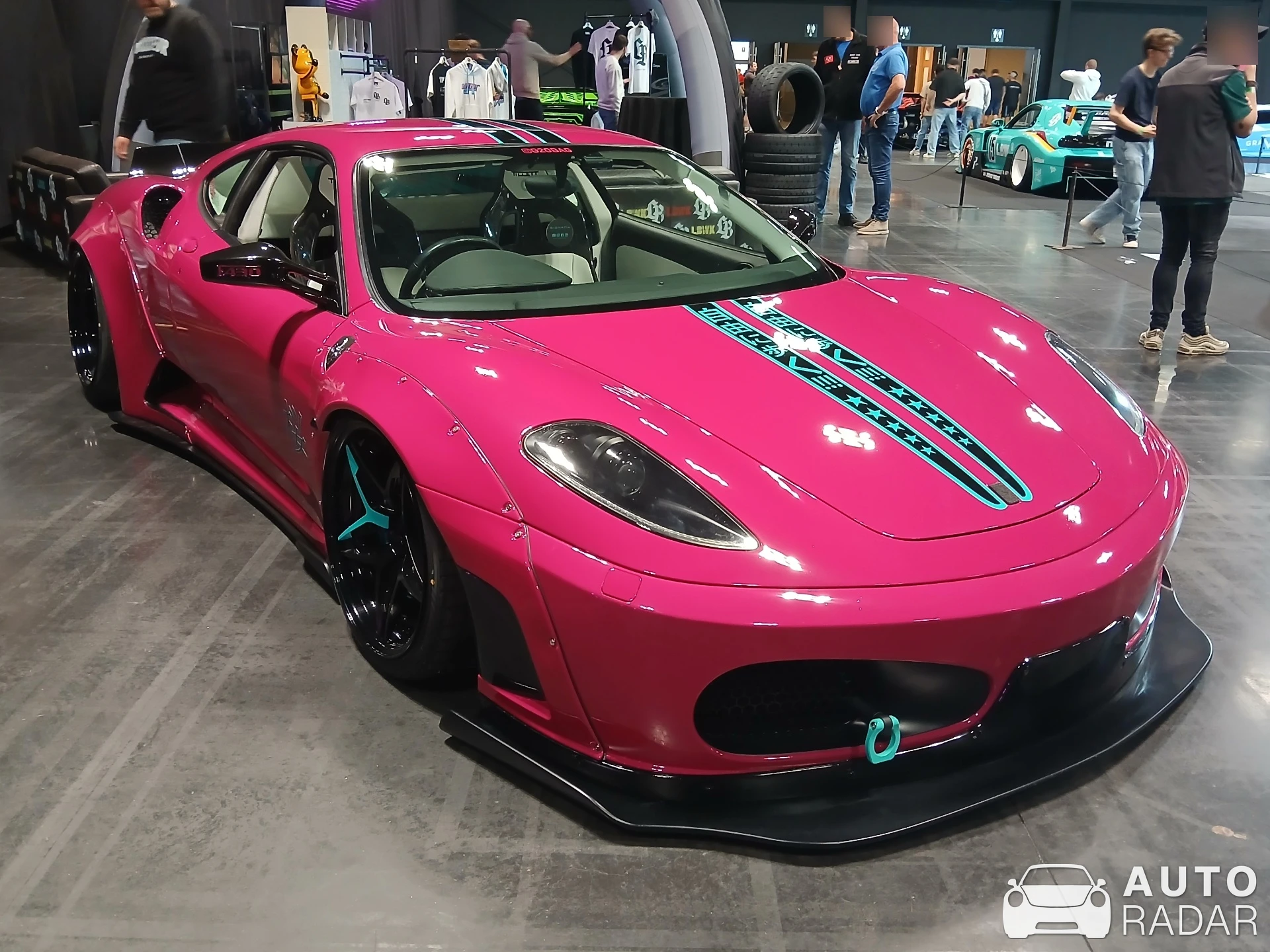 LB-Works Liberty Walk Ferrari F430 spotted in Kortrijk