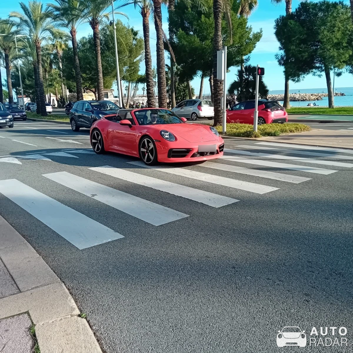 Porsche 992 Carrera GTS Cabriolet MkI spotted in Nice, France