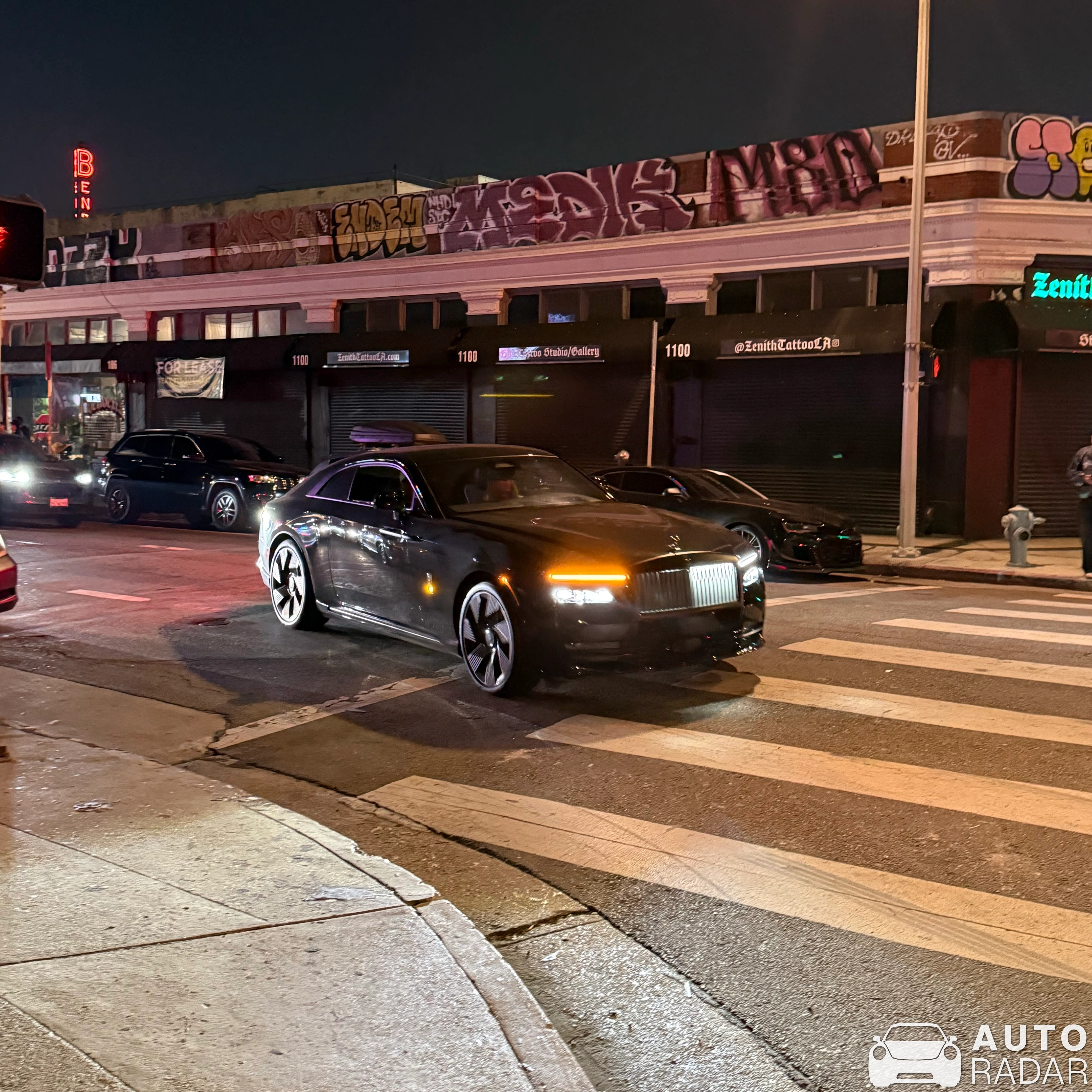 Rolls-Royce Wraith Black Badge spotted in Los Angeles
