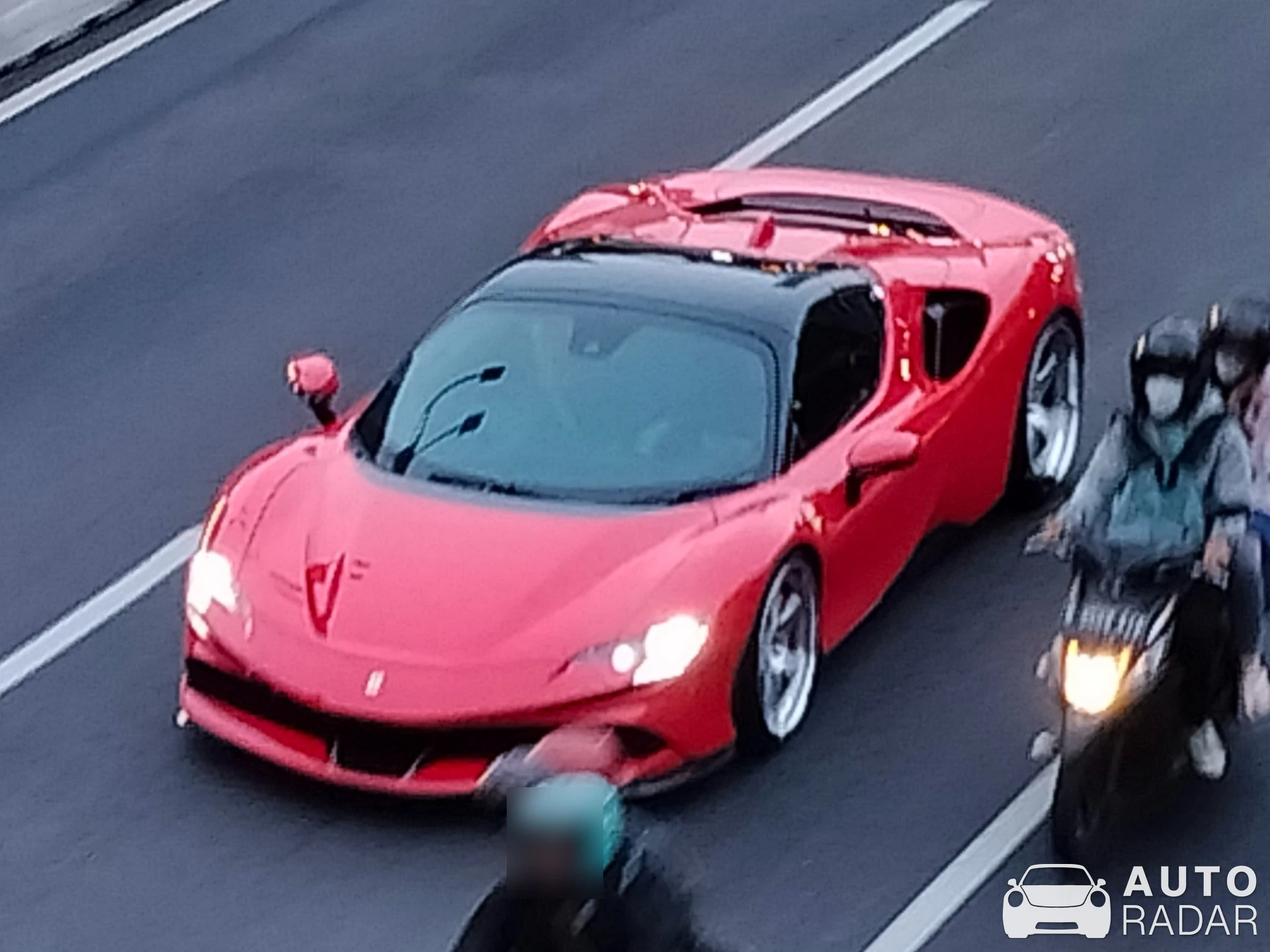 Ferrari SF90 Spider spotted in South Jakarta City, Indonesia