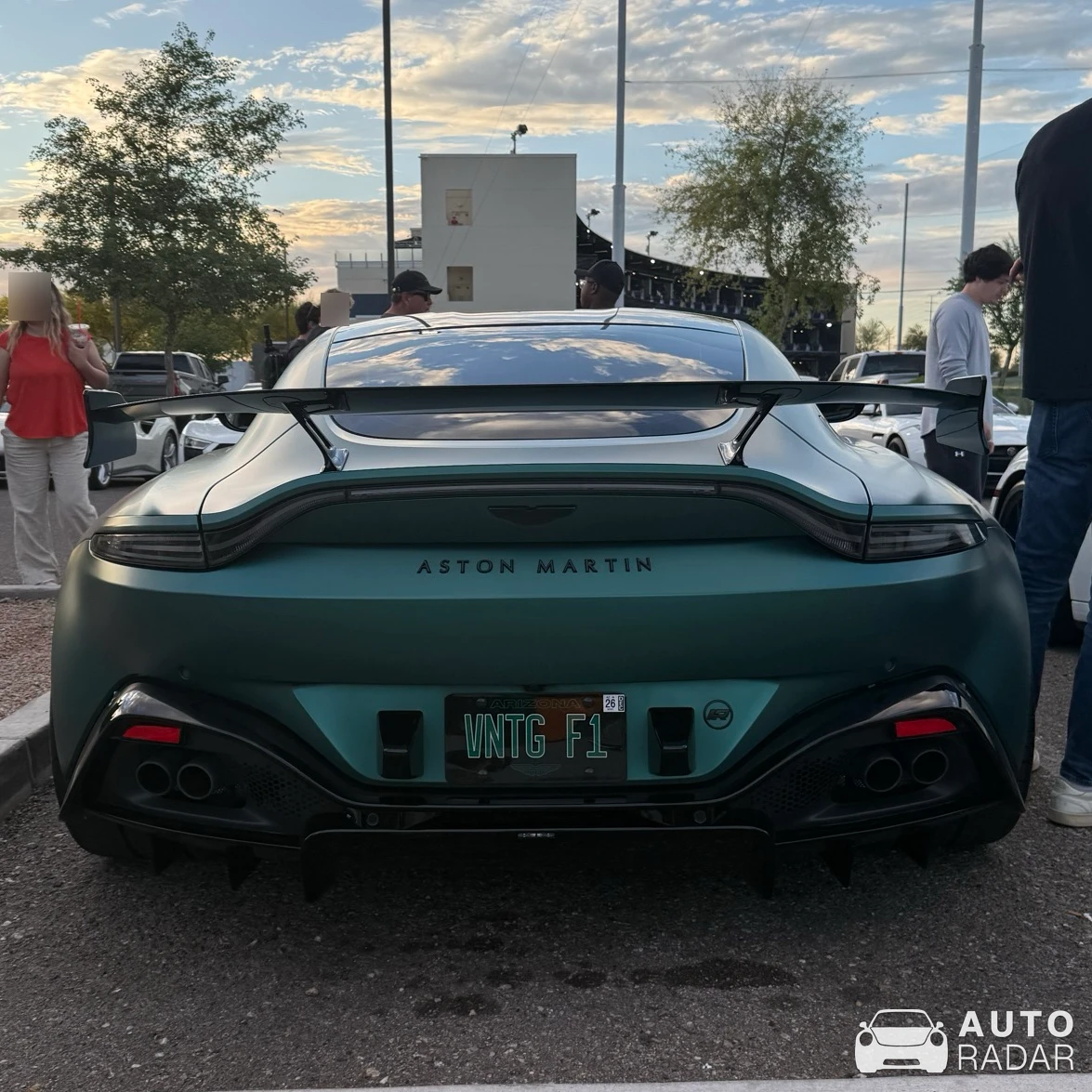 Aston Martin V8 Vantage Formula 1 Edition spotted in Chandler