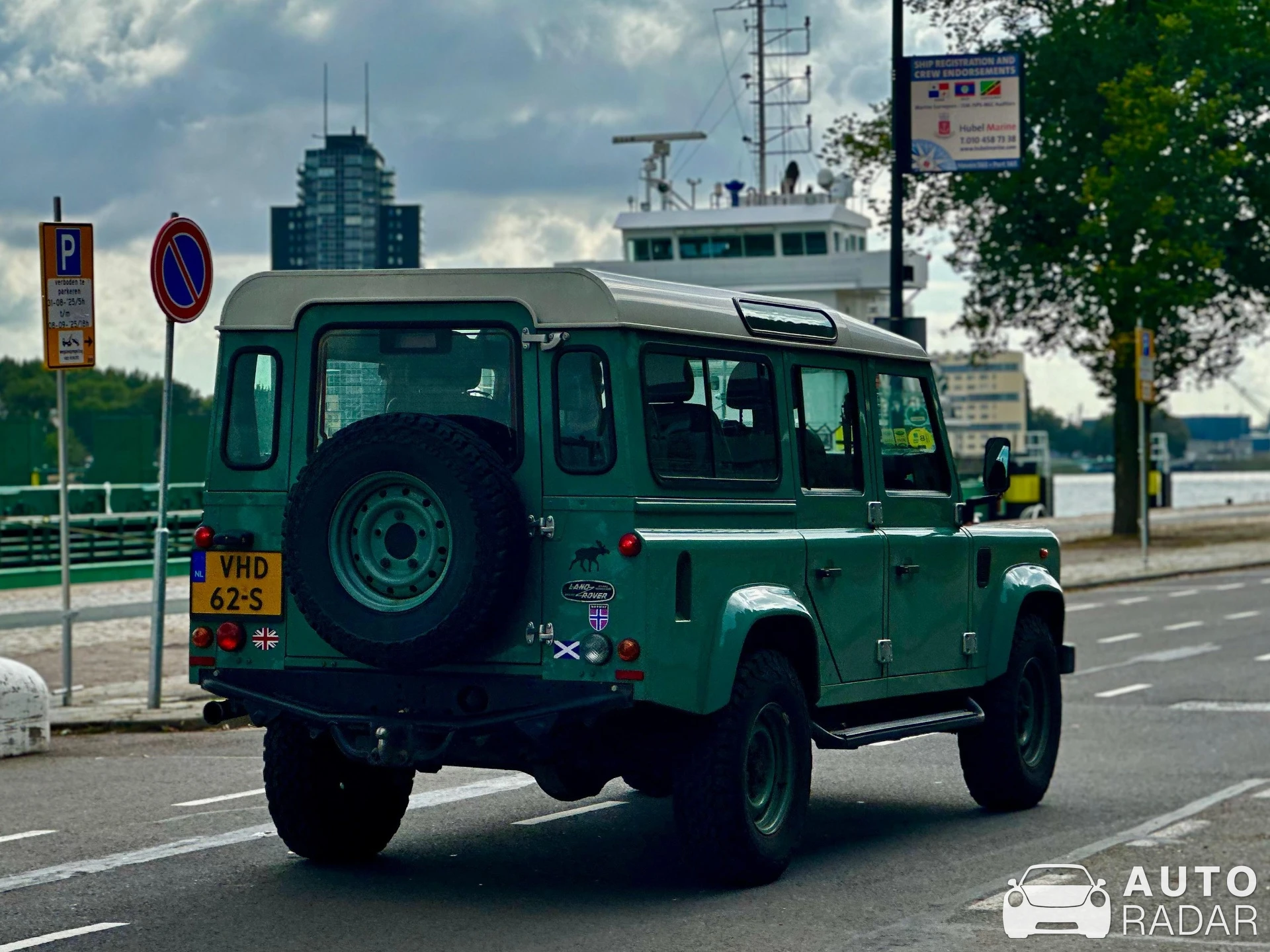Land Rover Defender Heritage spotted in Rotterdam