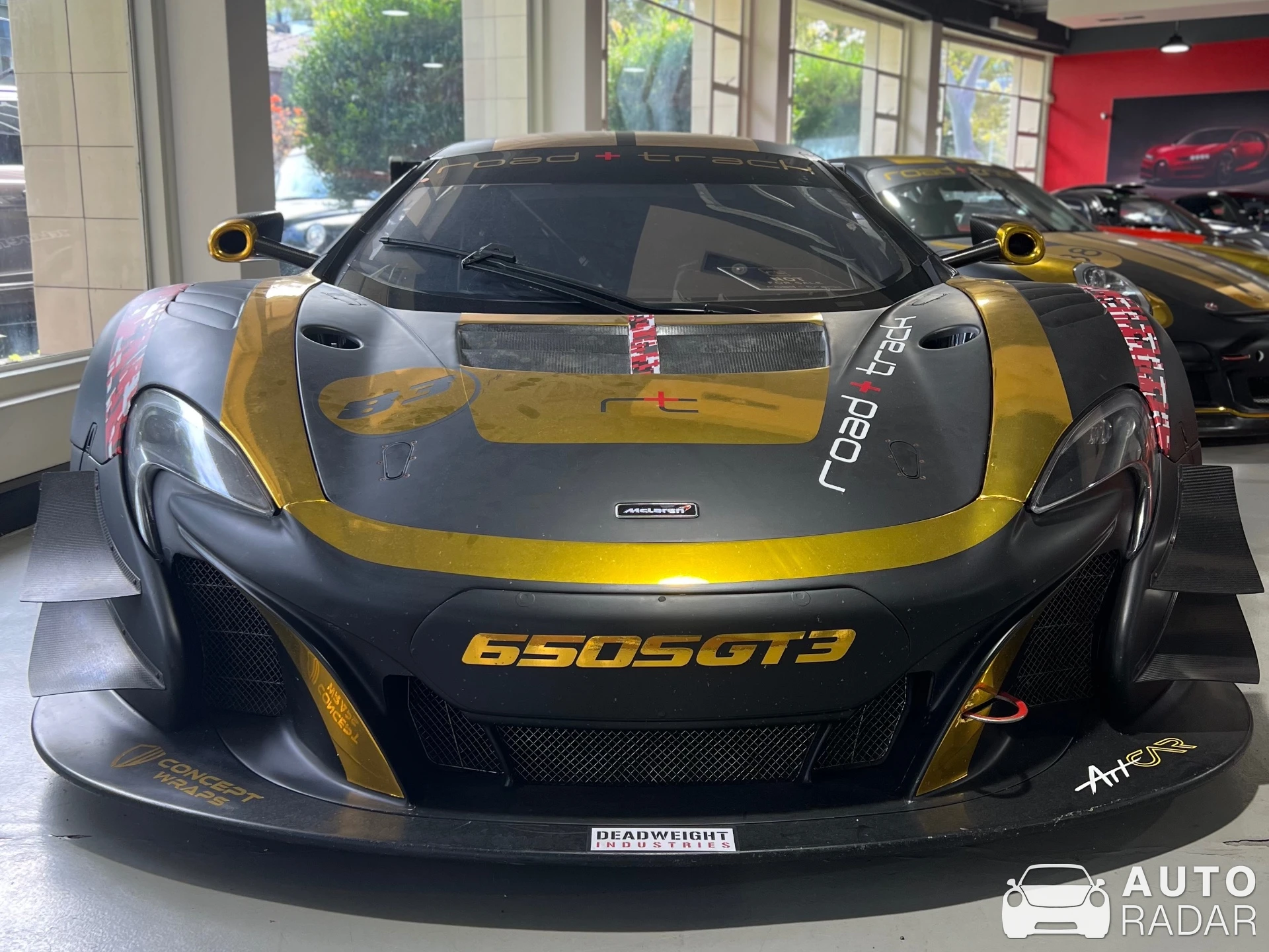 McLaren 650S GT3 spotted in Zetland