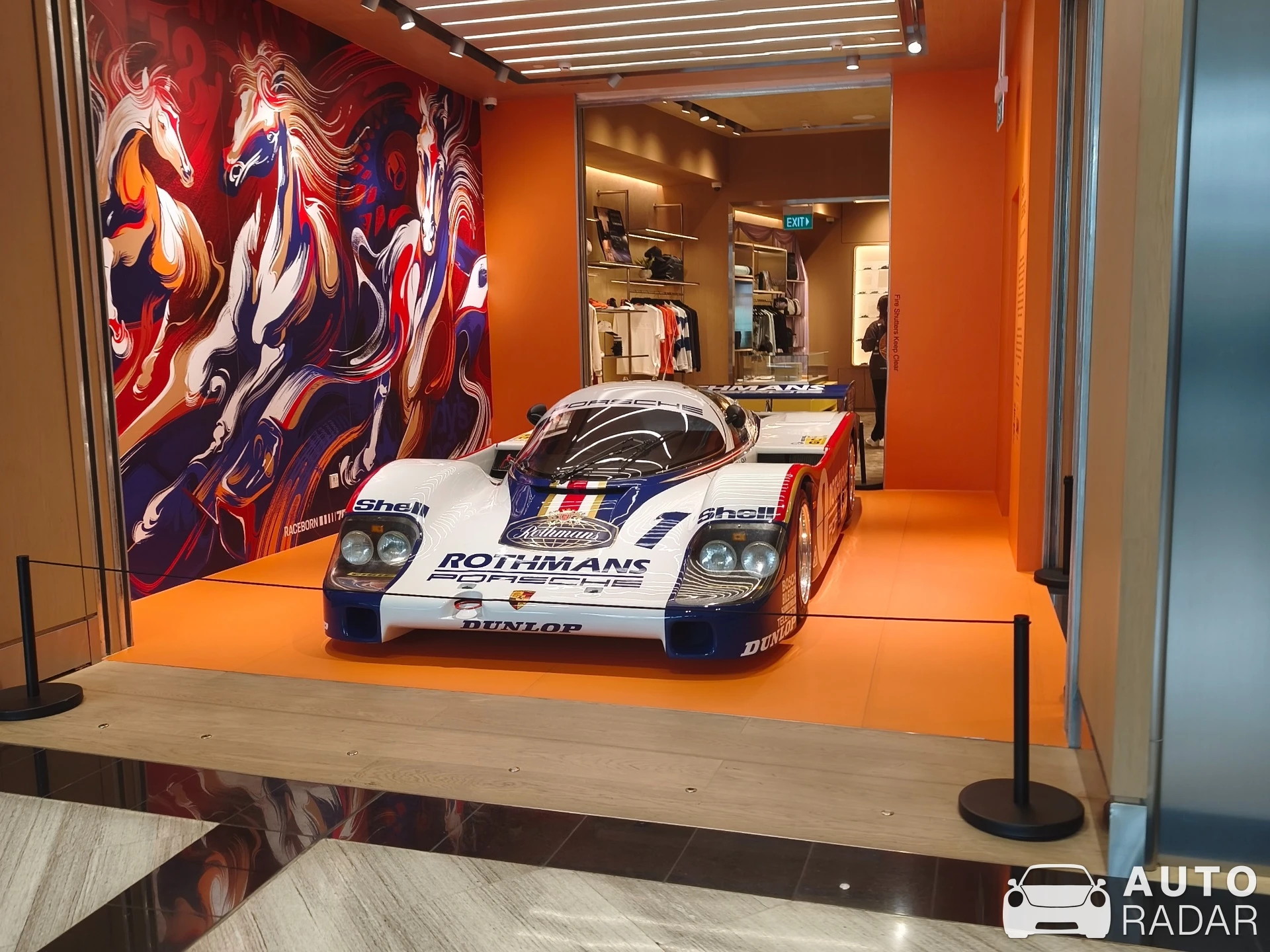 Porsche 956 spotted in Singapore