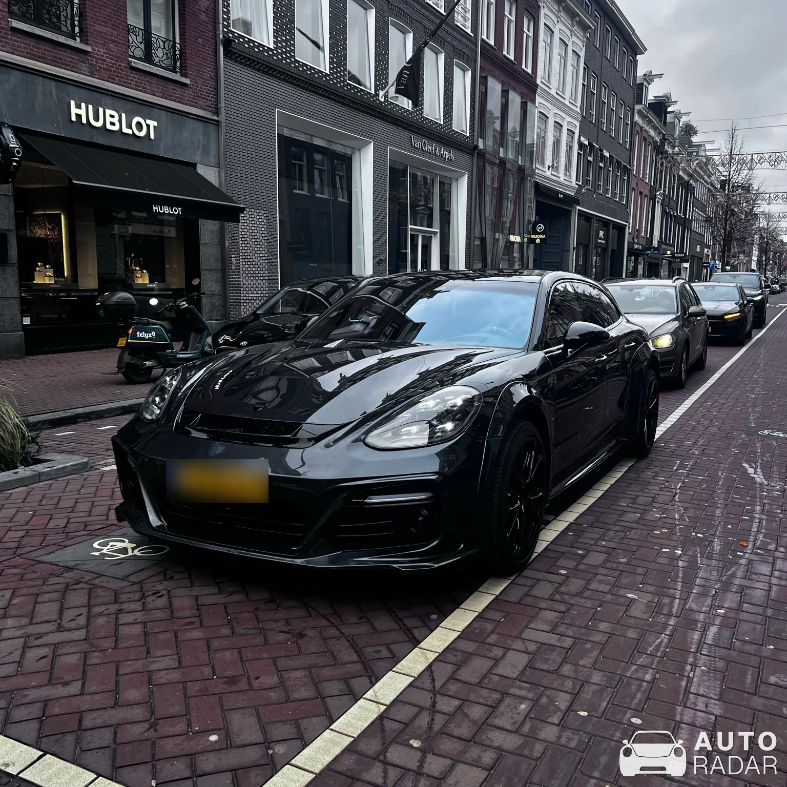 Porsche 971 Panamera Turbo Mansory spotted in Amsterdam