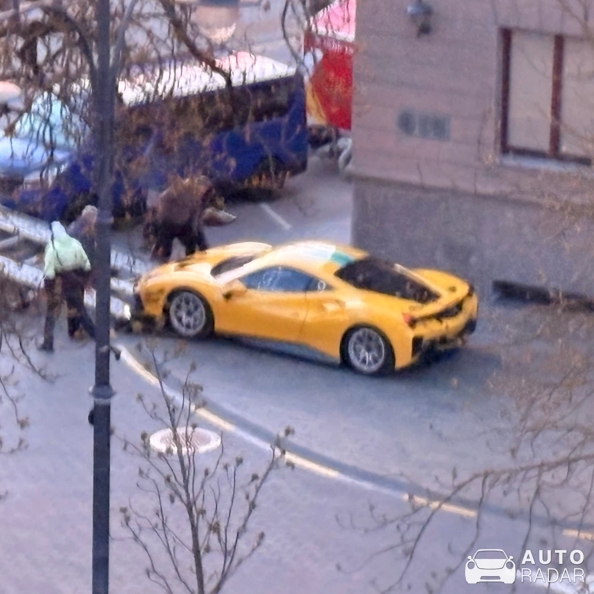 Ferrari 488 Challenge spotted in Klaipėda