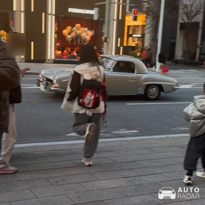 Mercedes-Benz 190 SL spotted in Chuo City, Japan