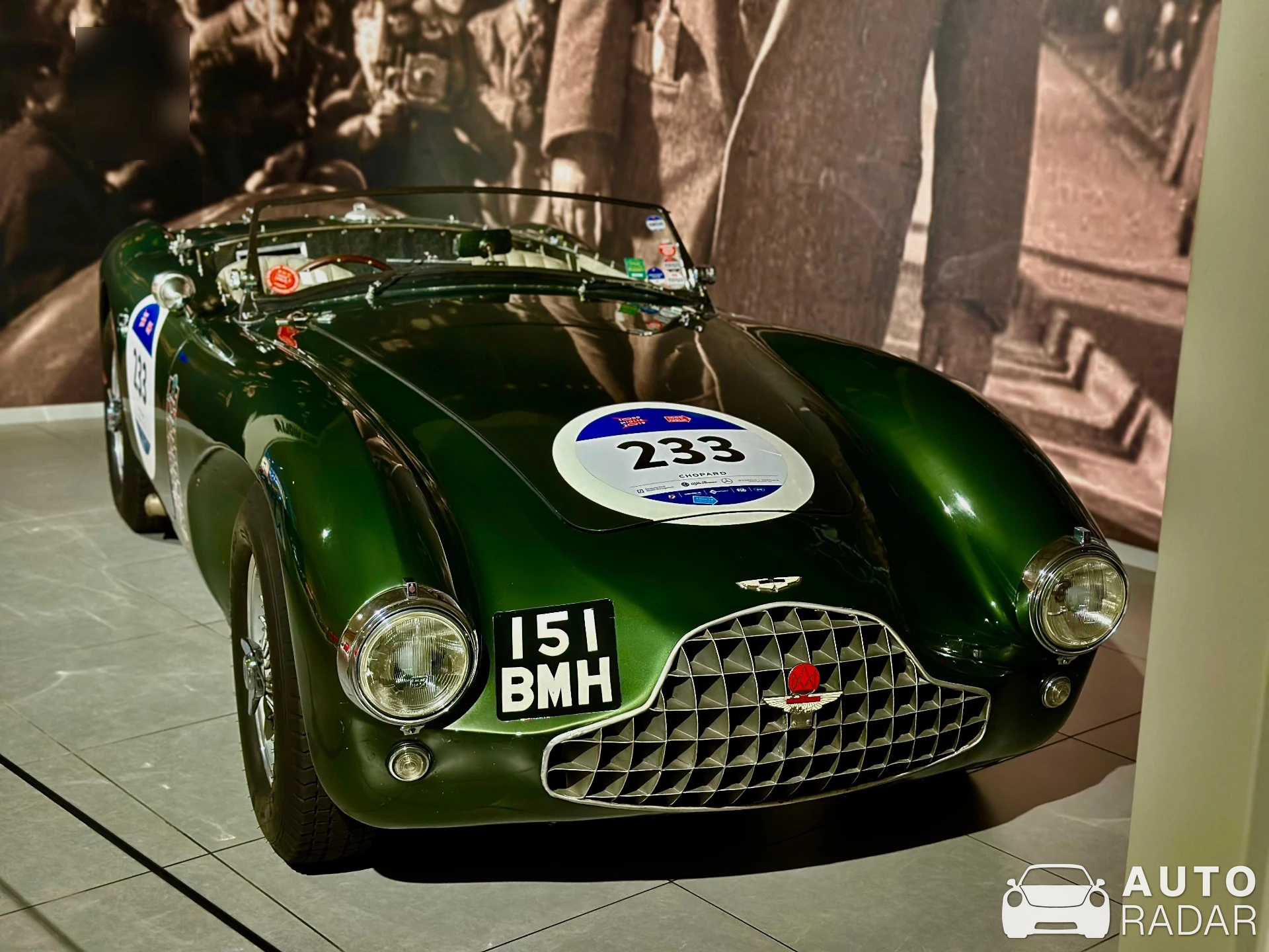 Aston Martin DB3 spotted in Den Haag