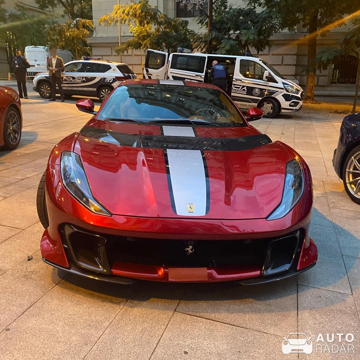 Ferrari 812 Competizione spotted in Madrid, Spain